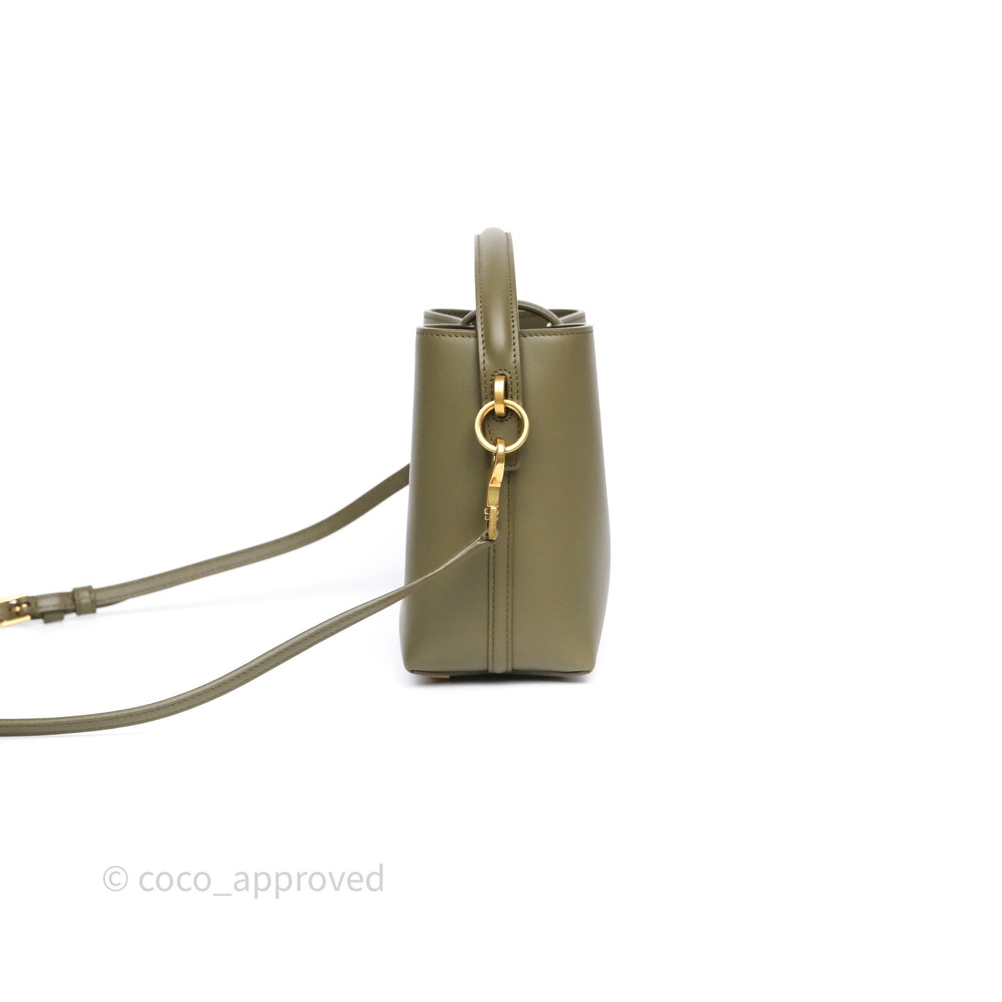 Saint Laurent LE 37 Mini in Shiny Leather Elmwood