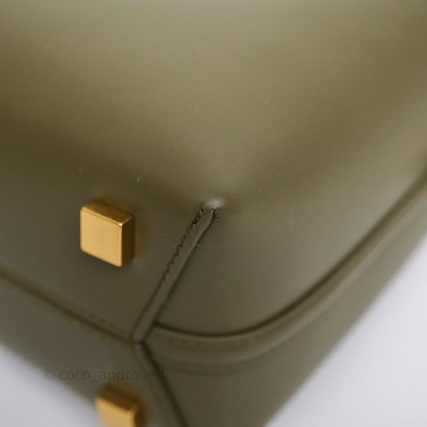 Saint Laurent LE 37 Mini in Shiny Leather Elmwood