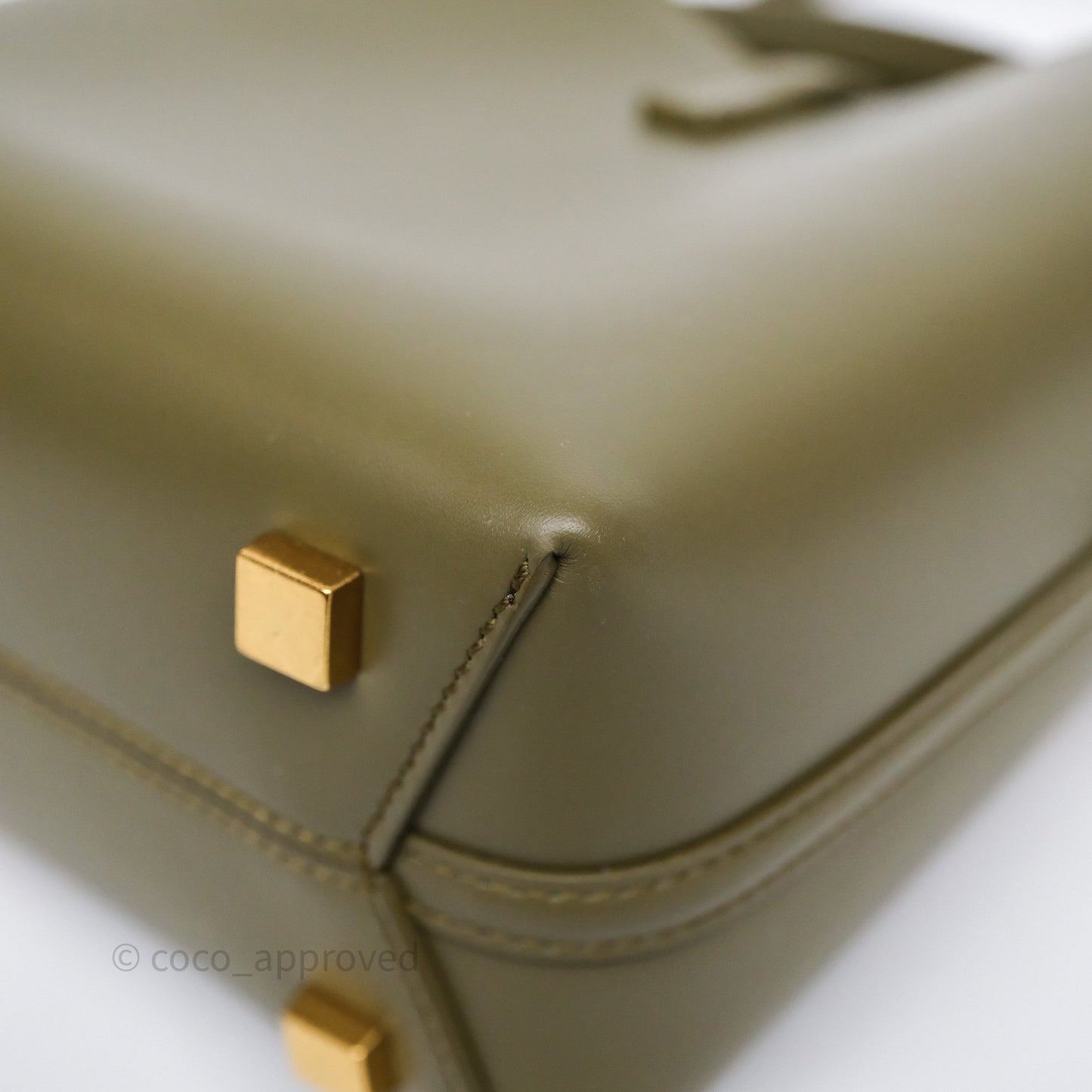 Saint Laurent LE 37 Mini in Shiny Leather Elmwood