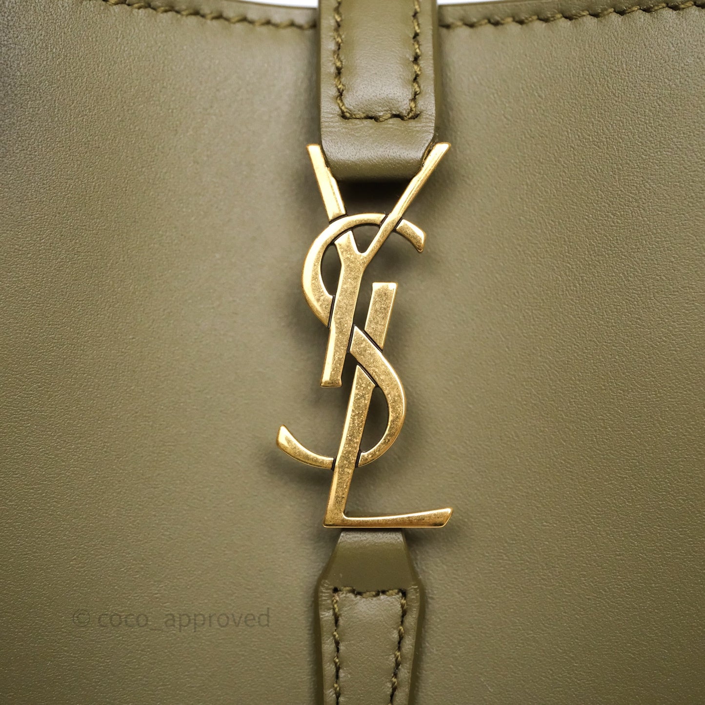 Saint Laurent LE 37 Mini in Shiny Leather Elmwood
