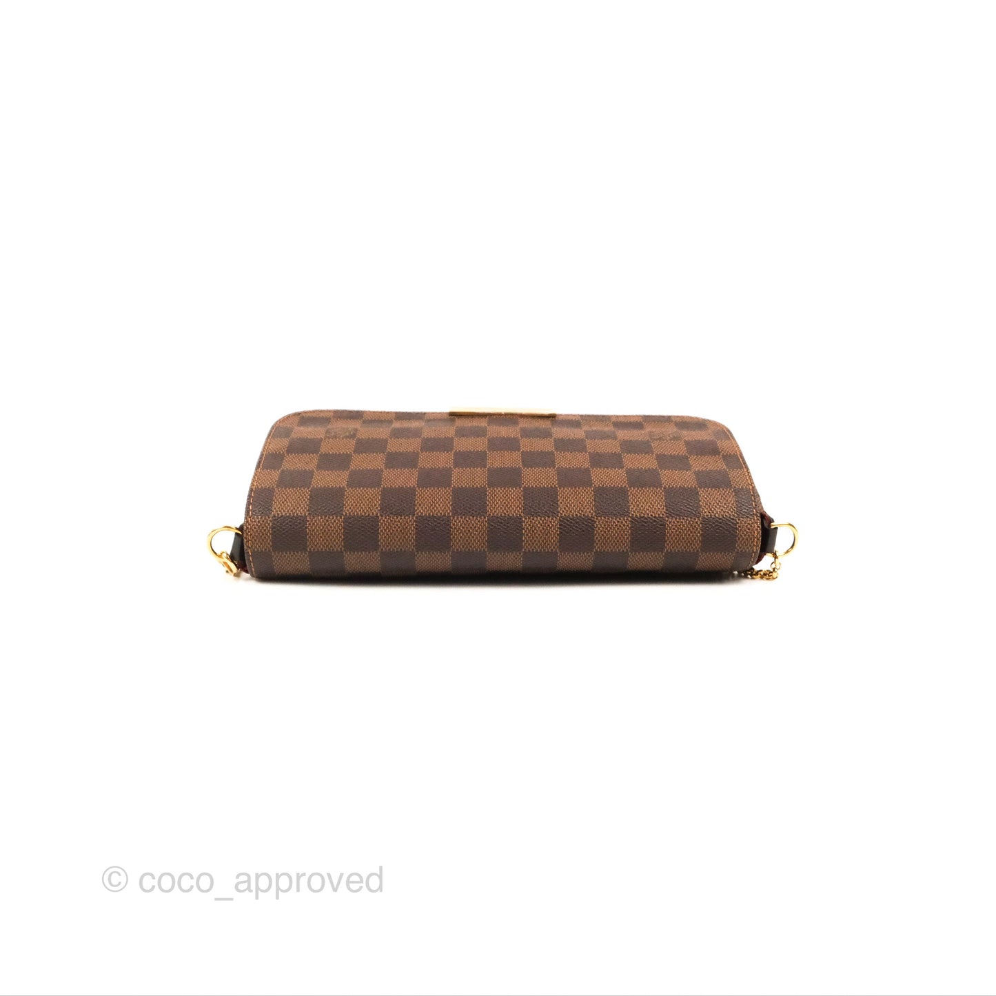 Louis Vuitton Favourite MM Flap Bag Damier Ebene