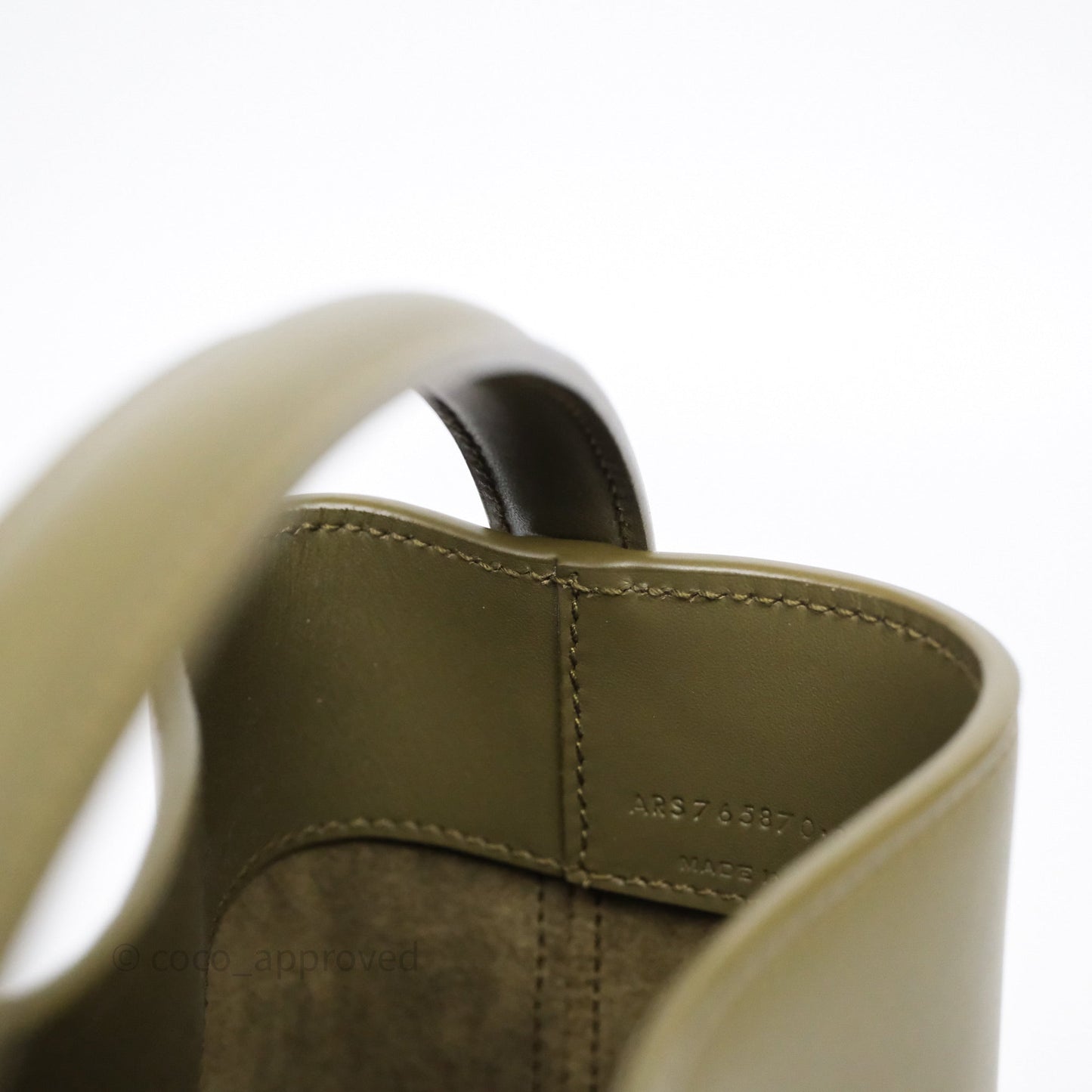 Saint Laurent LE 37 Mini in Shiny Leather Elmwood