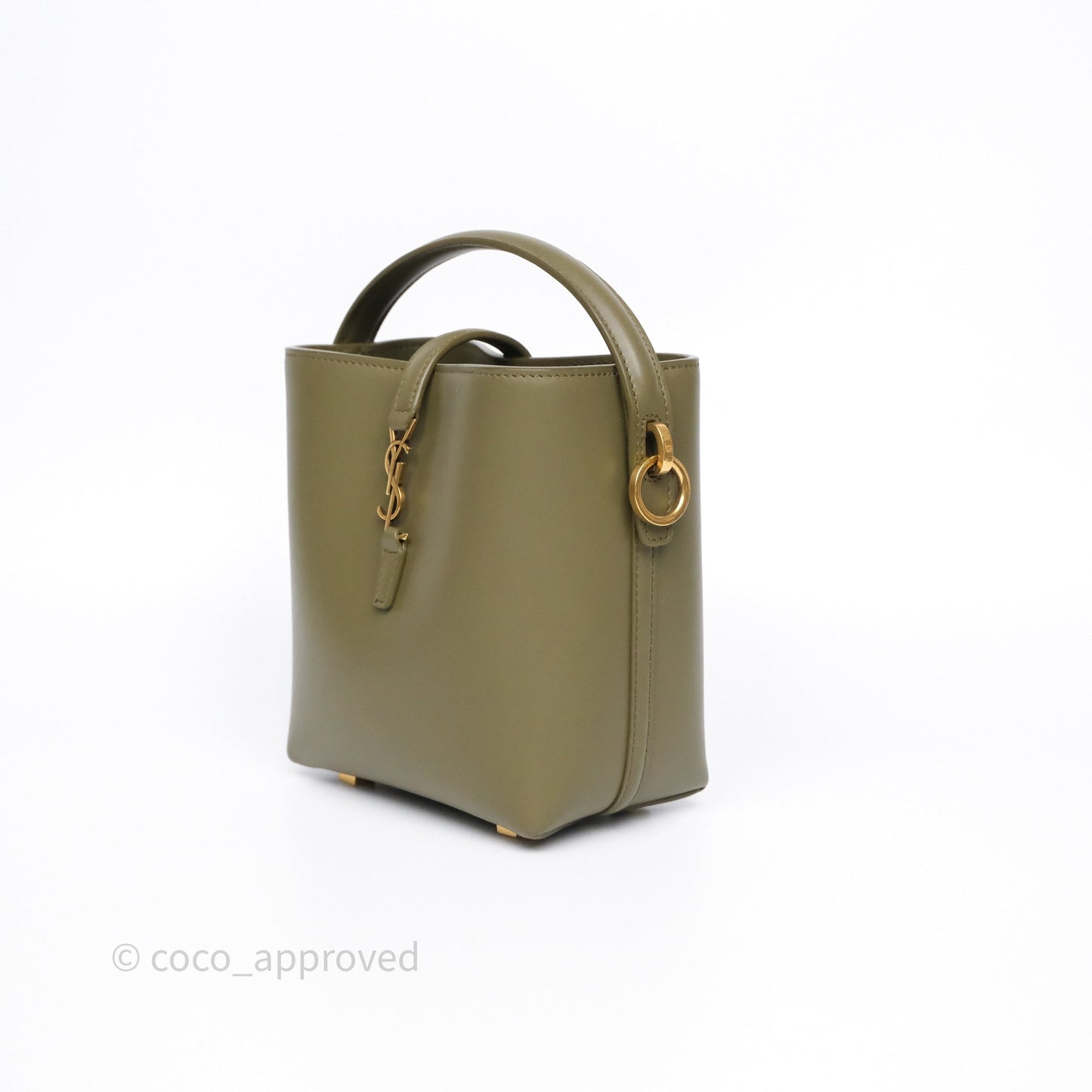 Saint Laurent LE 37 Mini in Shiny Leather Elmwood