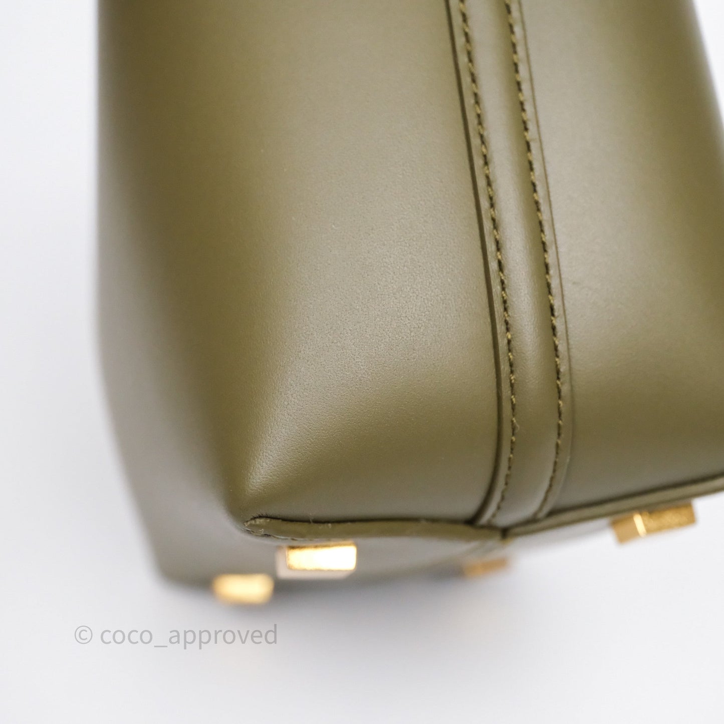 Saint Laurent LE 37 Mini in Shiny Leather Elmwood