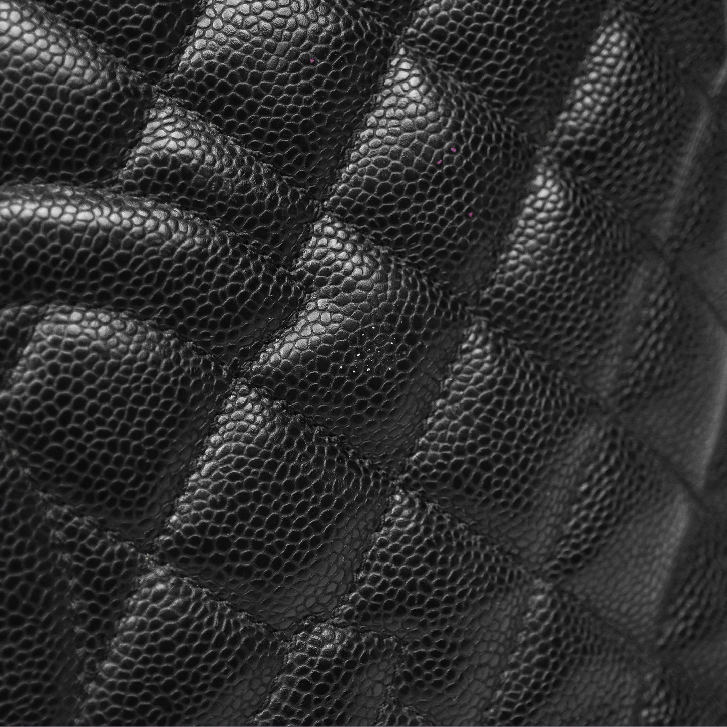 Chanel GST Black Caviar Silver Hardware