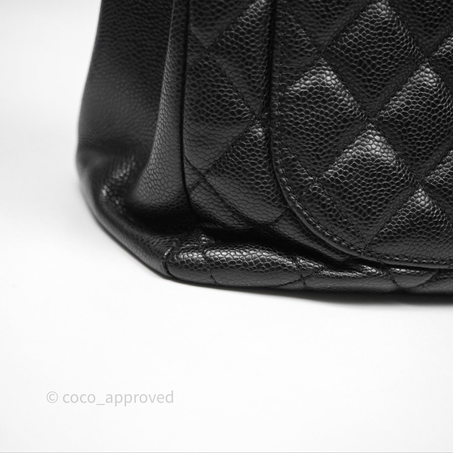 Chanel GST Black Caviar Silver Hardware
