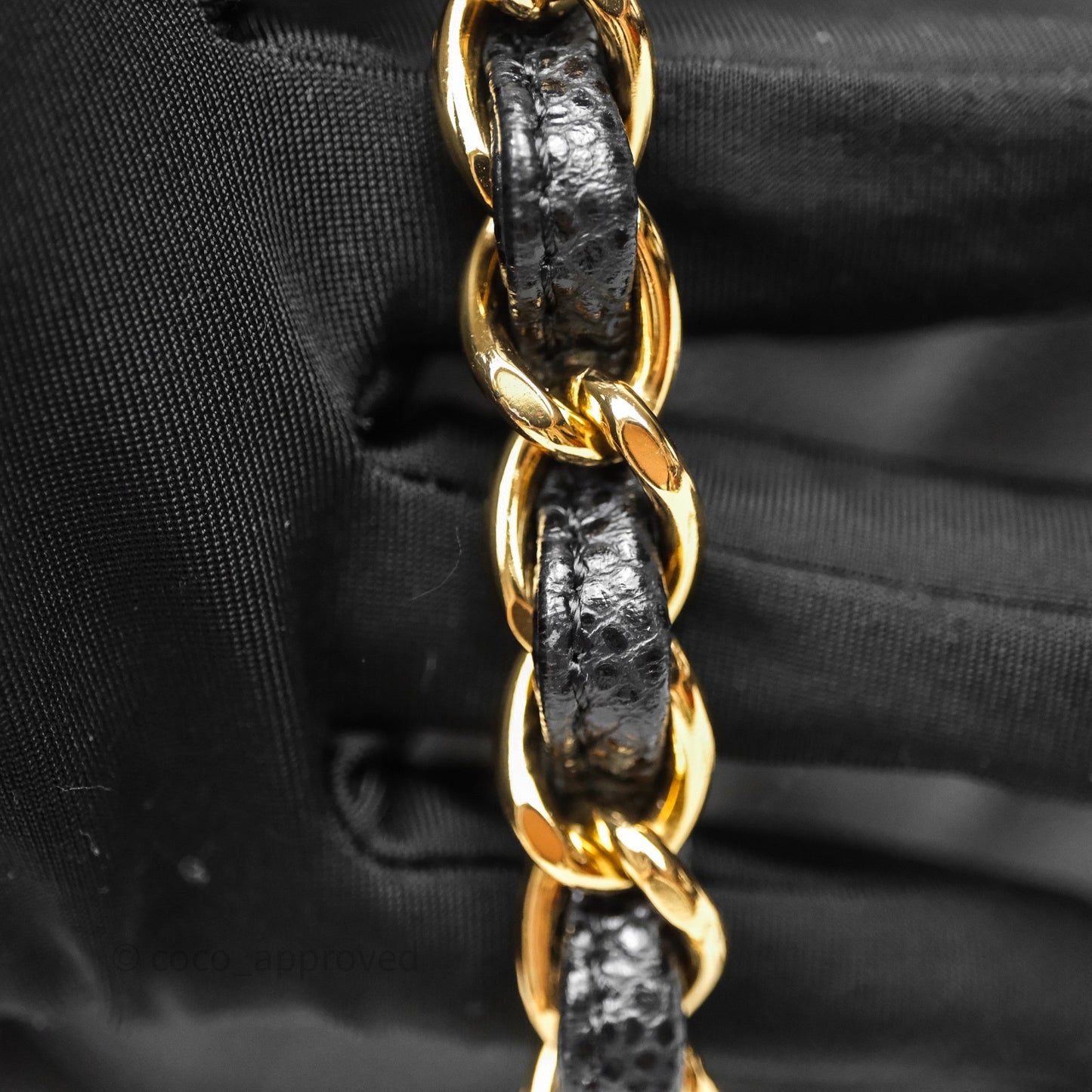 Chanel Jumbo Double Flap Quilted Black Caviar Gold Hardware⁣⁣