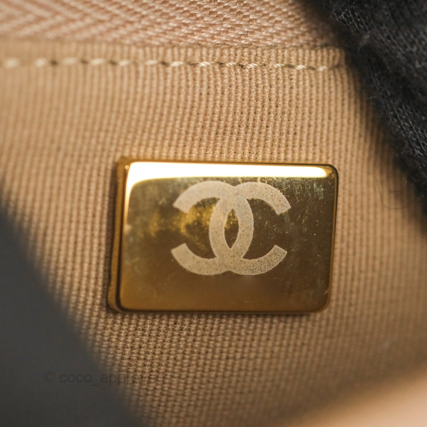 Chanel Quilted Classic WOC Dark Beige Caviar Gold Hardware