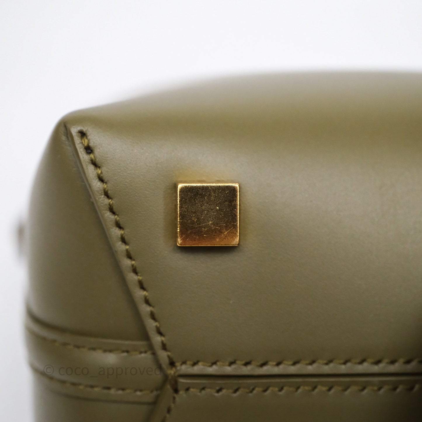 Saint Laurent LE 37 Mini in Shiny Leather Elmwood
