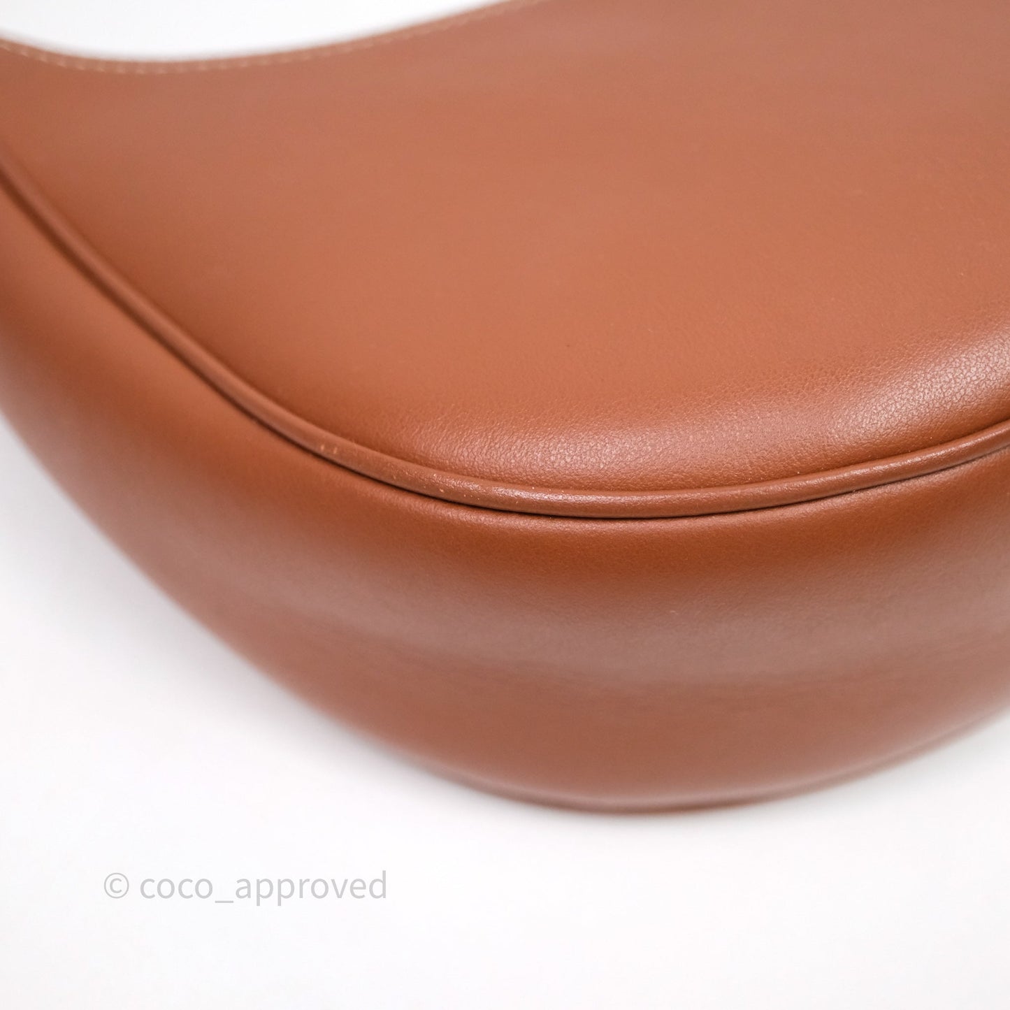 Celine Medium Ava Triomphe Logo Bag Tan Calfskin