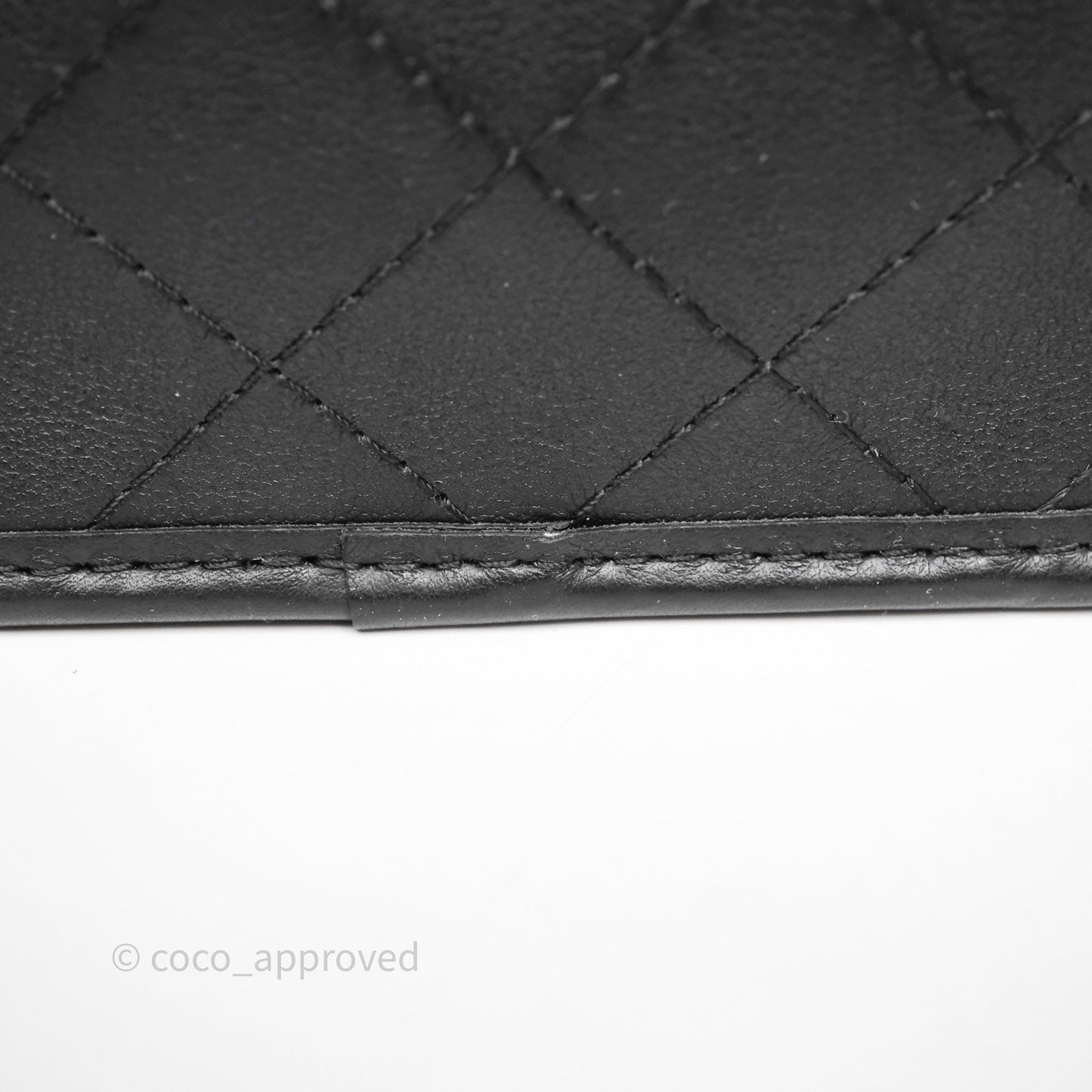 Chanel Medium Sand By The Sea PVC Flap Black Lambskin Gold Hardware