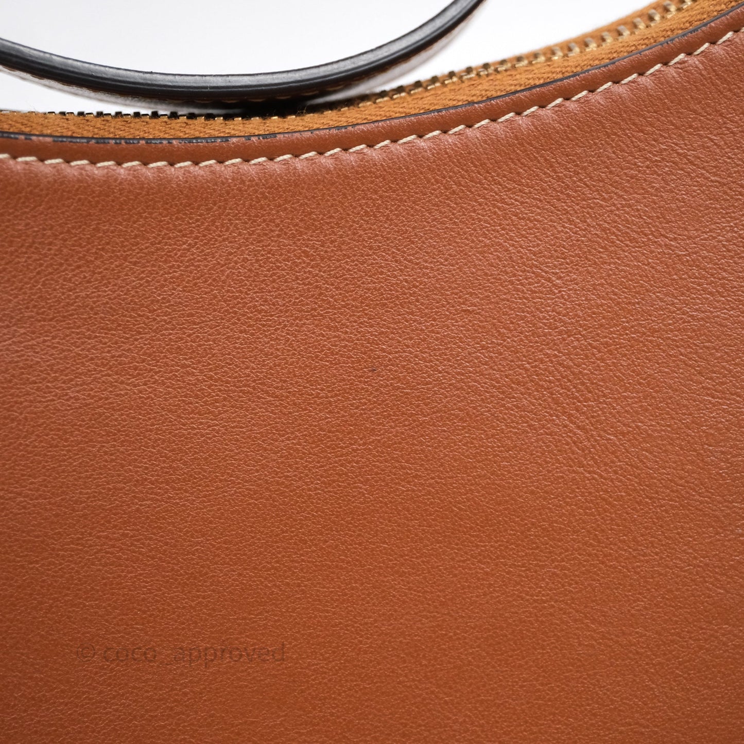 Celine Medium Ava Triomphe Logo Bag Tan Calfskin