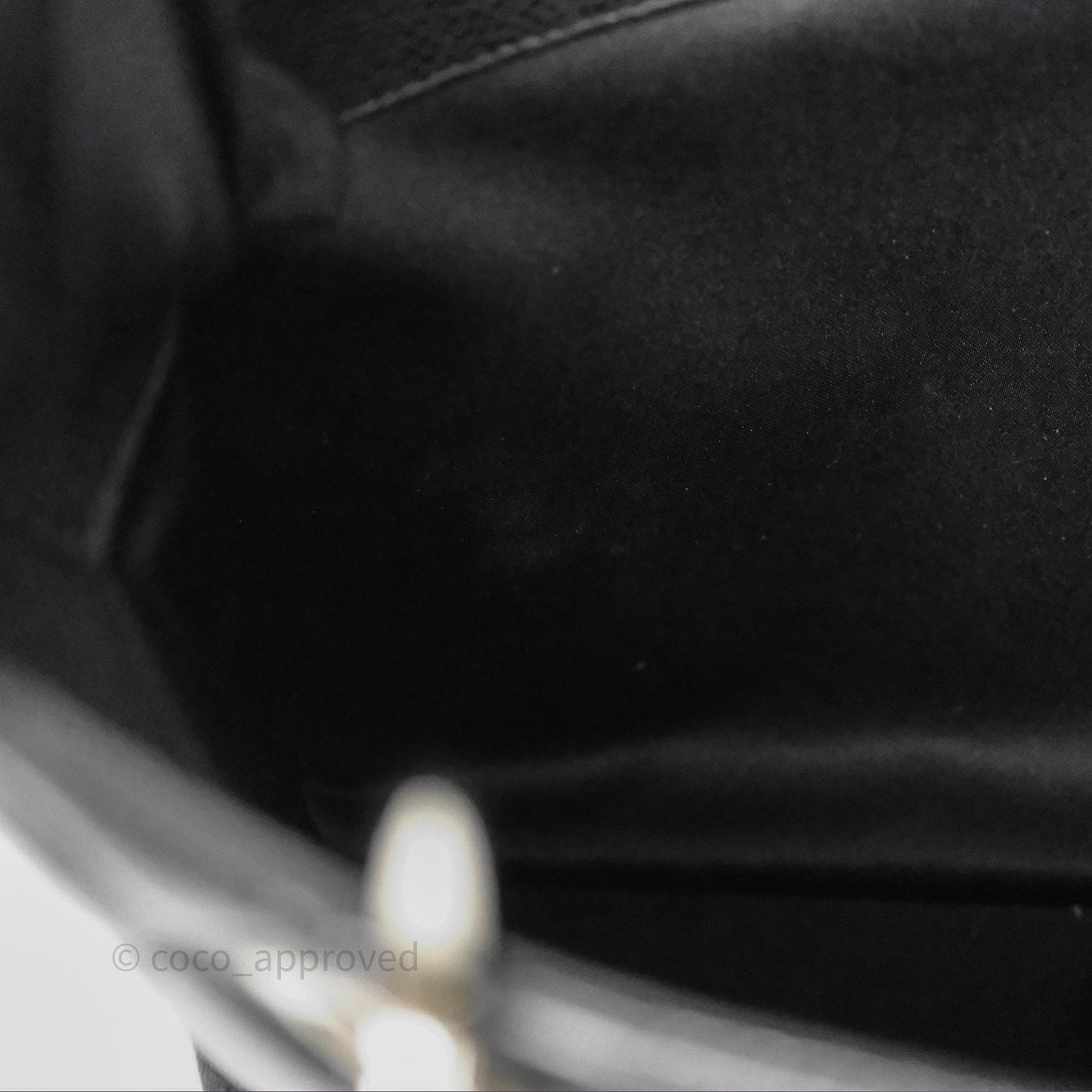 Chanel GST Black Caviar Silver Hardware