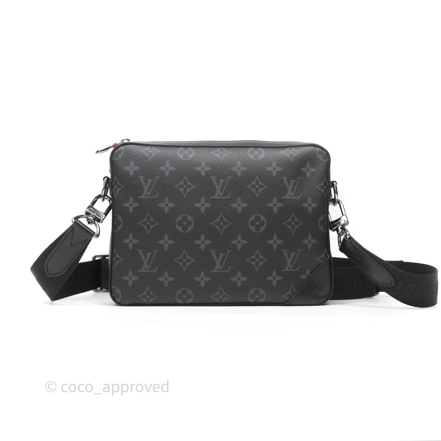 Louis Vuitton Trio Messenger Monogram Eclipse Canvas
