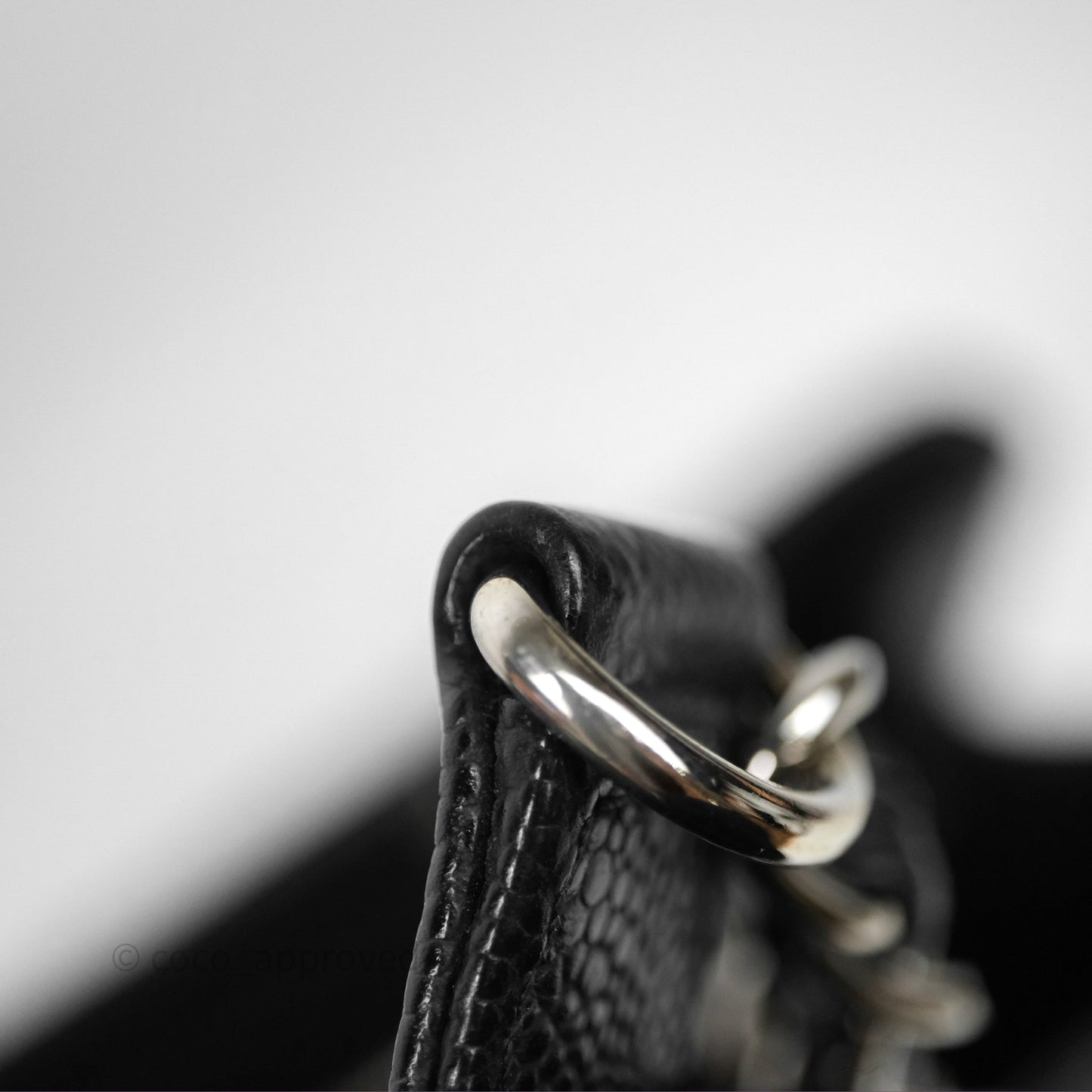 Chanel GST Black Caviar Silver Hardware