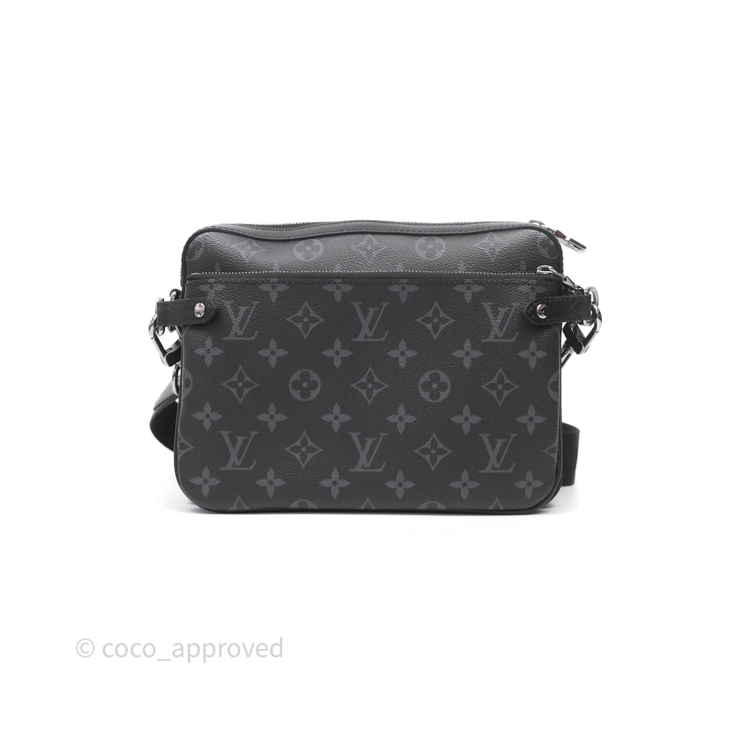 Louis Vuitton Trio Messenger Monogram Eclipse Canvas