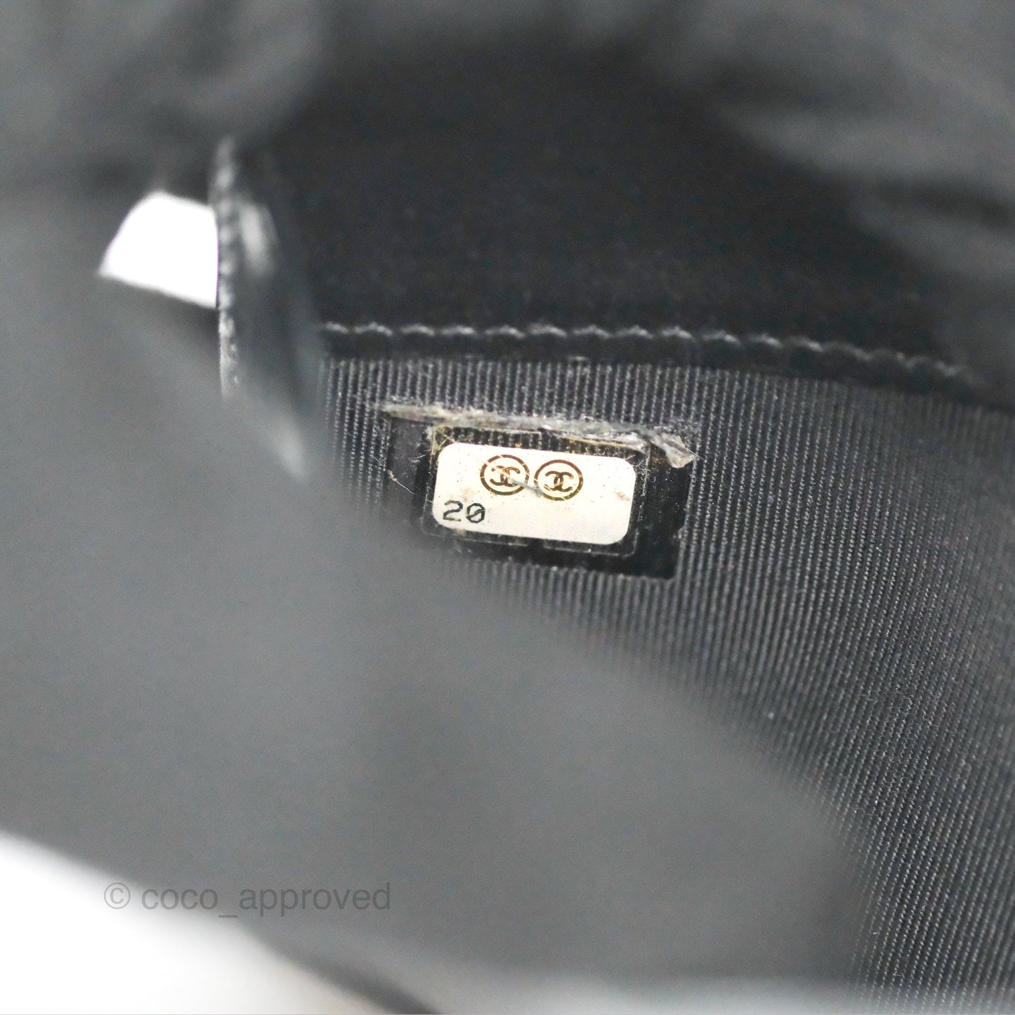 Chanel Quilted Long Wallet Black Caviar Silver Hardware