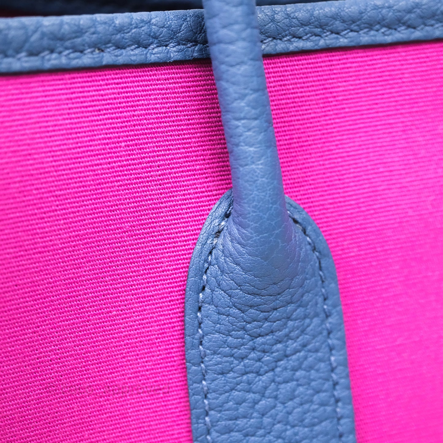 Hermès Garden Party 30 Canvas Magnolia 9I and Bleu Brighton 7E