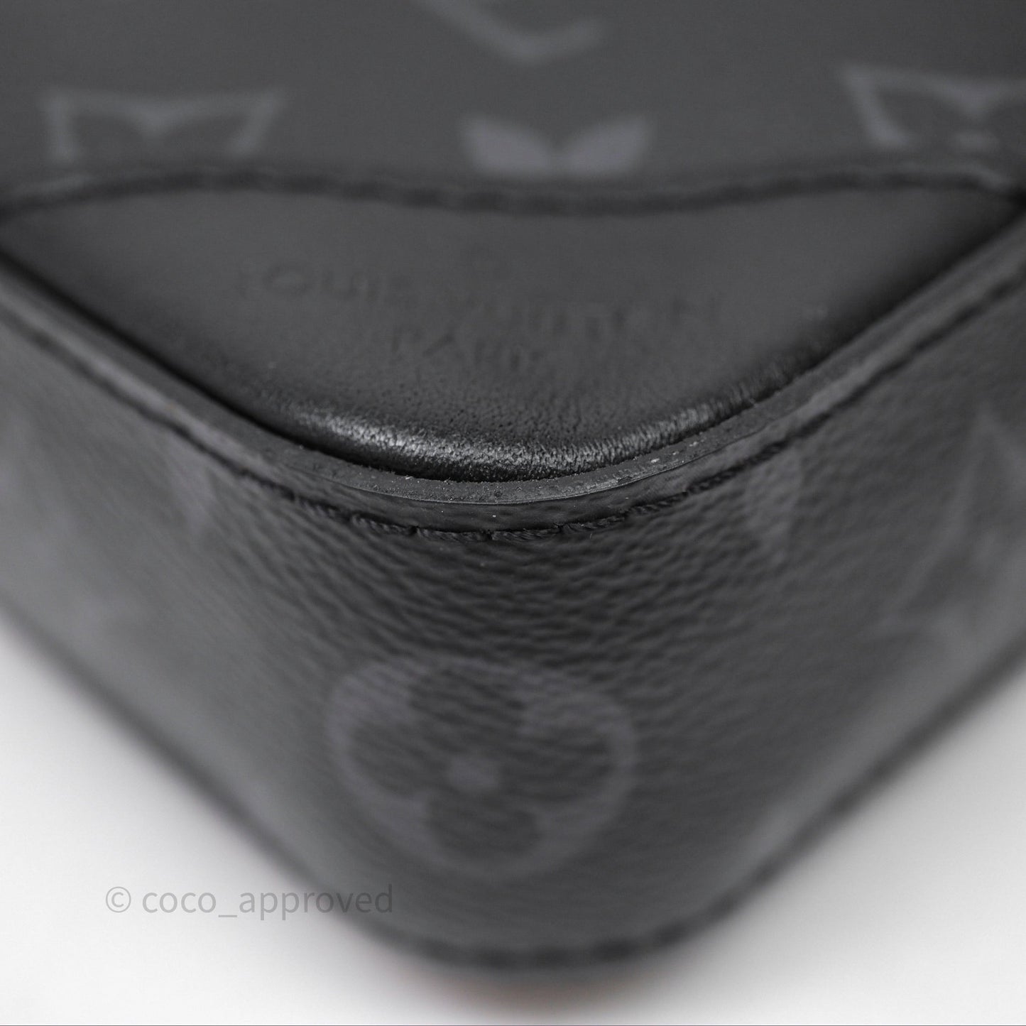 Louis Vuitton Trio Messenger Monogram Eclipse Canvas