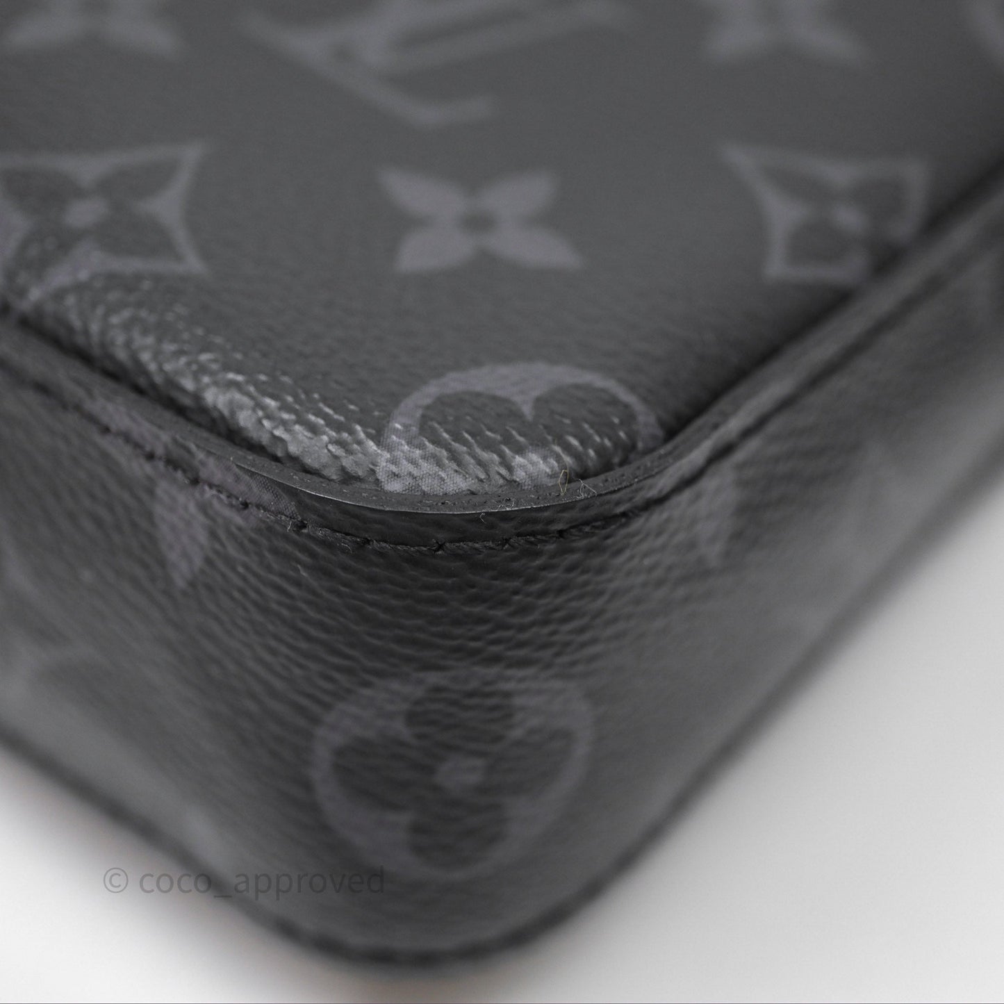 Louis Vuitton Trio Messenger Monogram Eclipse Canvas