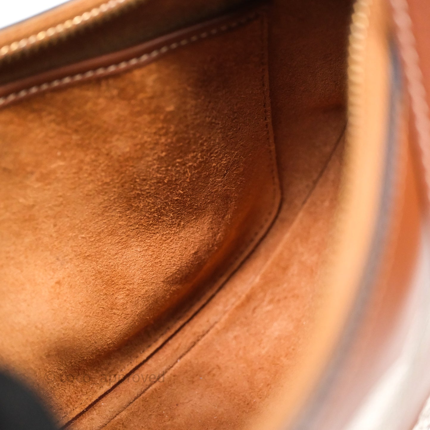 Celine Medium Ava Triomphe Logo Bag Tan Calfskin