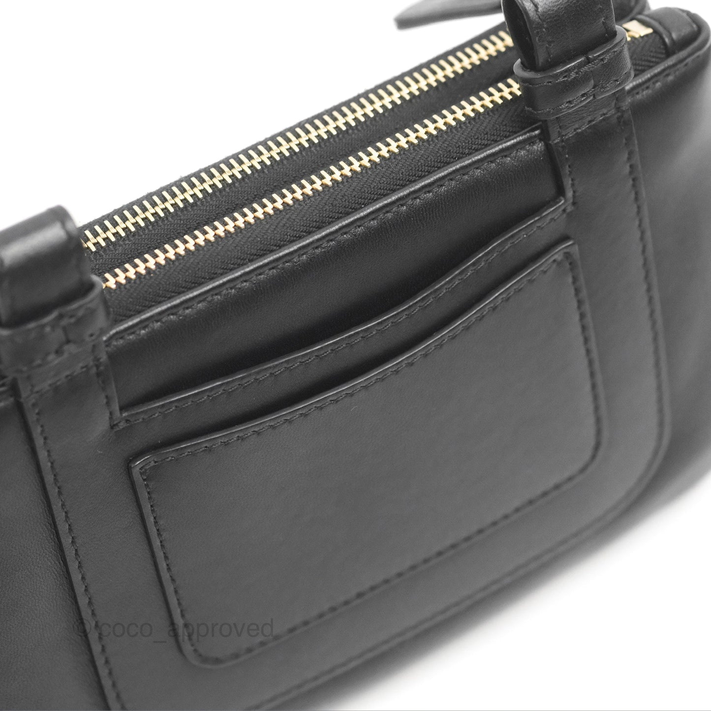 Chanel CC Mania Waist Belt Bag Black Lambskin Gold Hardware