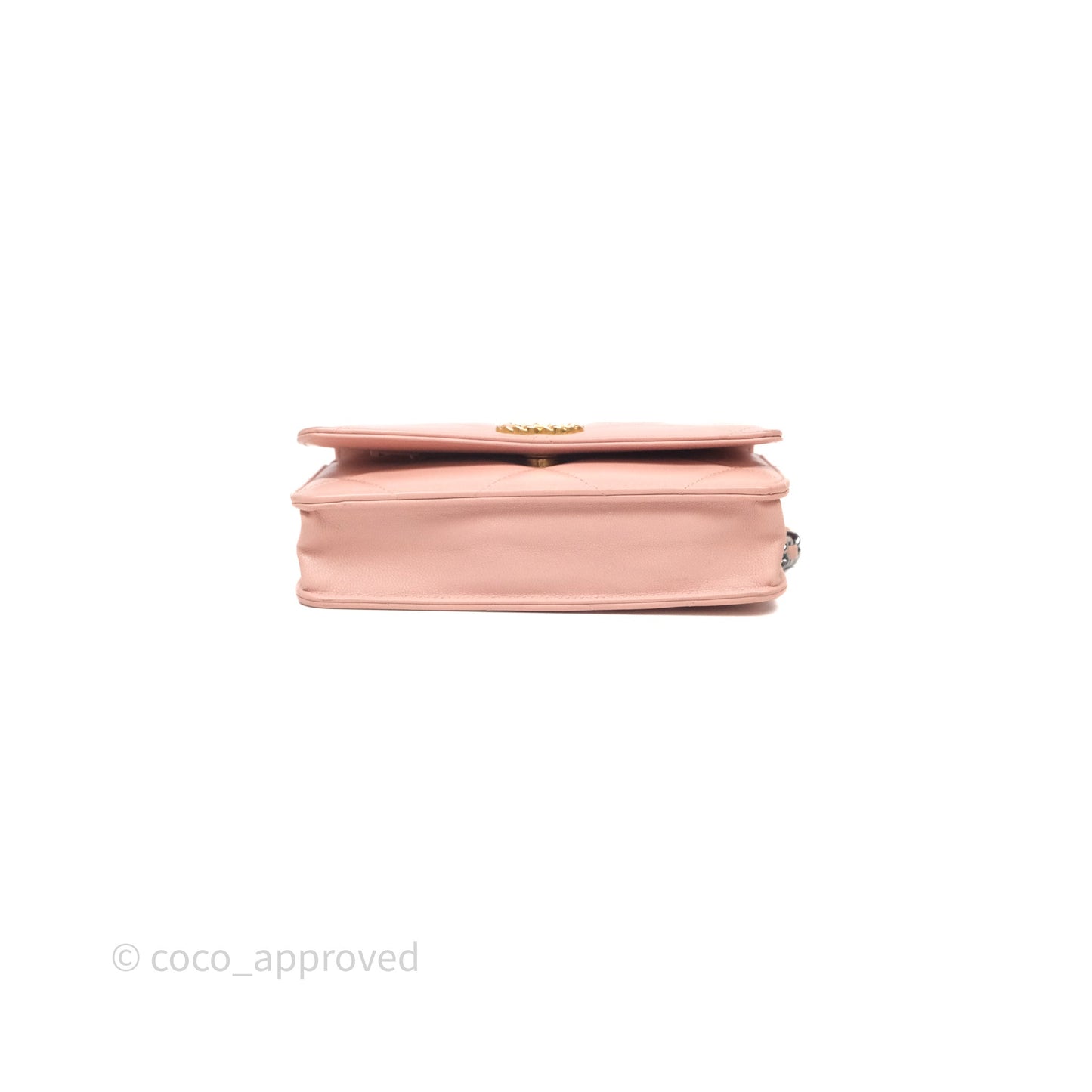 Chanel 19 Wallet on Chain WOC Light Pink Mixed Hardware