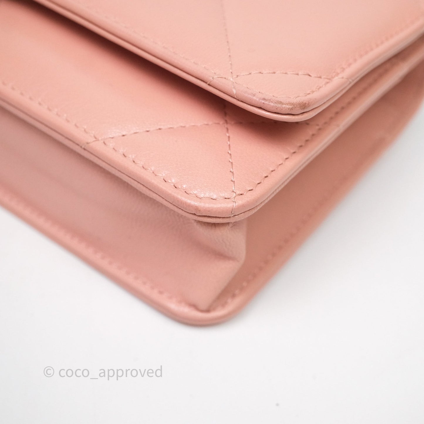 Chanel 19 Wallet on Chain WOC Light Pink Mixed Hardware