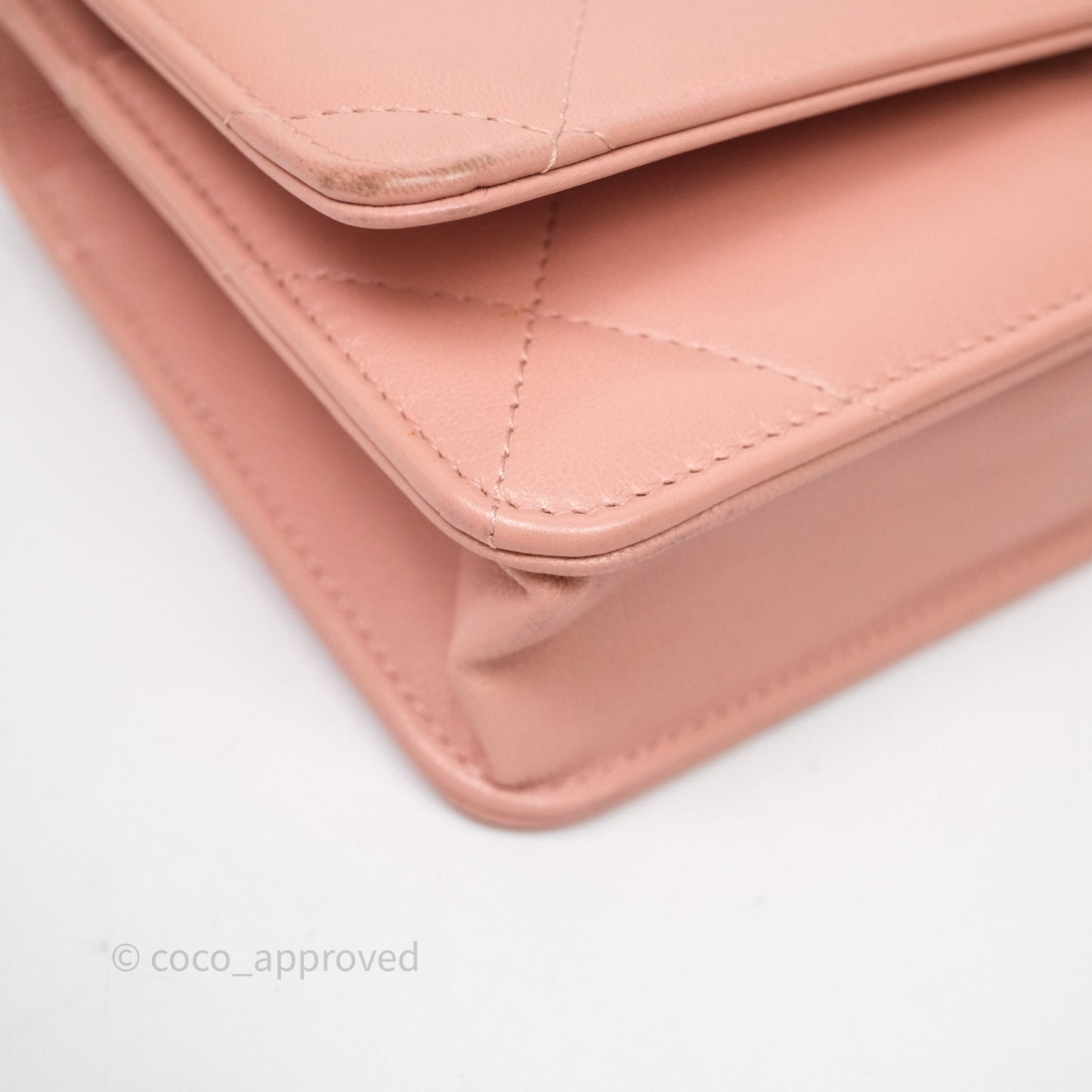 Chanel 19 Wallet on Chain WOC Light Pink Mixed Hardware