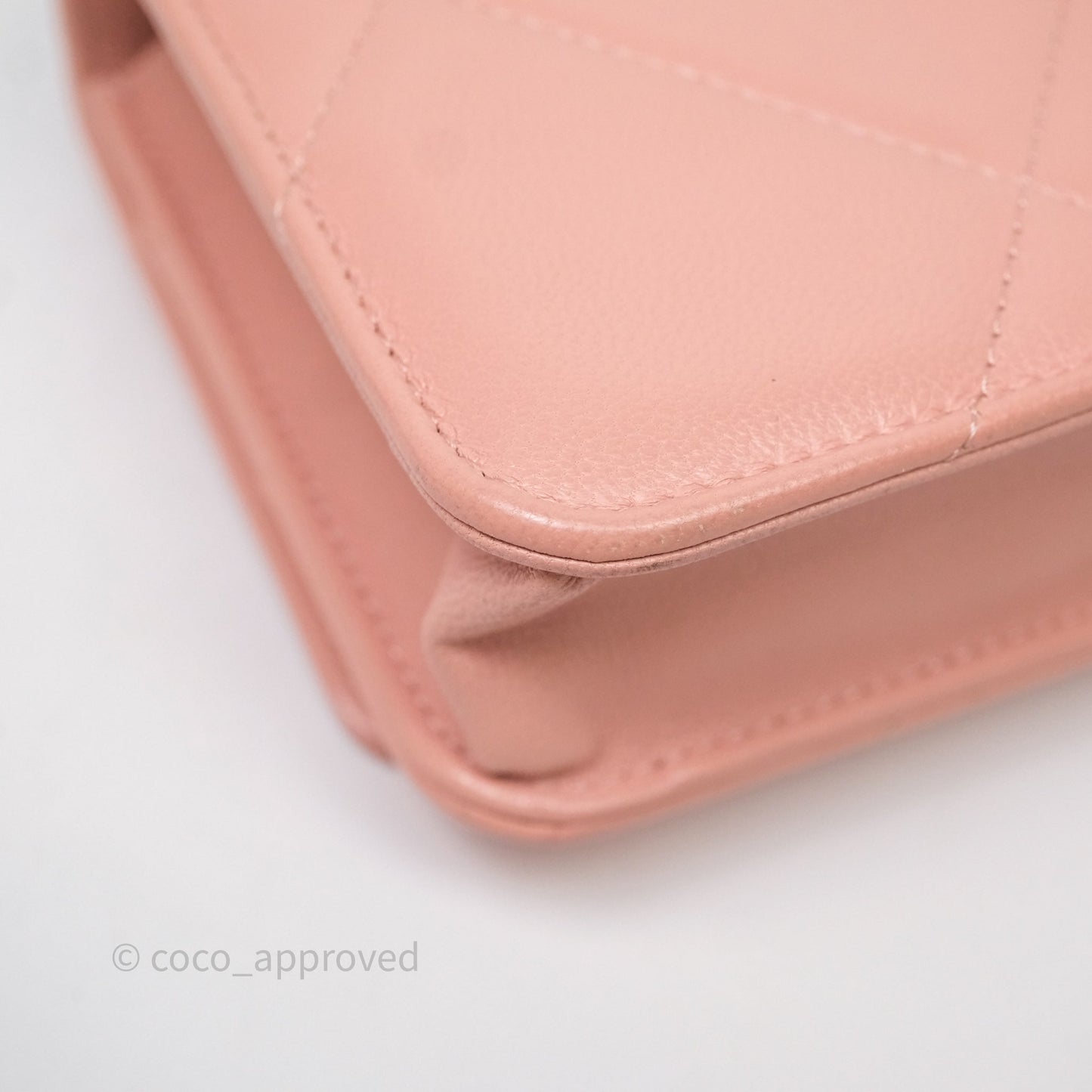 Chanel 19 Wallet on Chain WOC Light Pink Mixed Hardware