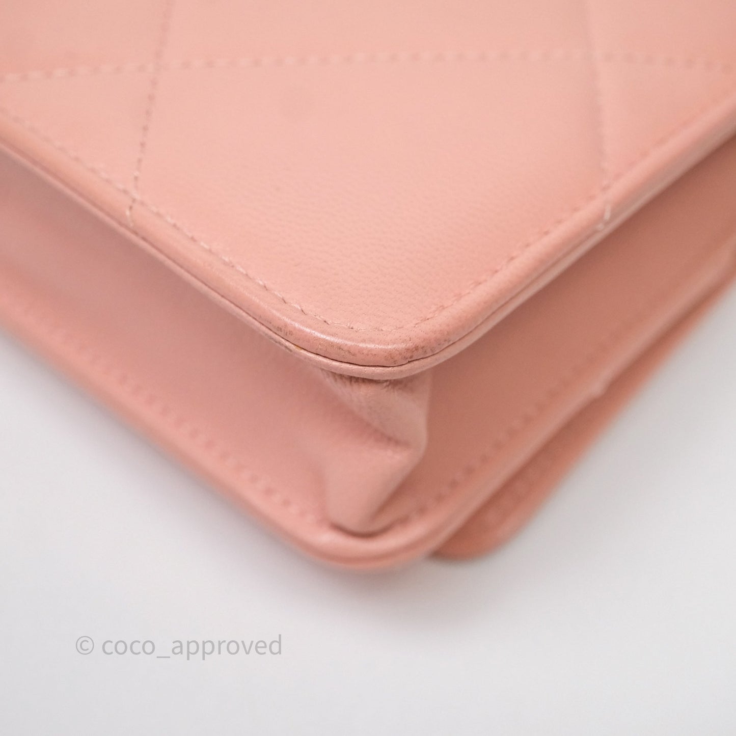Chanel 19 Wallet on Chain WOC Light Pink Mixed Hardware