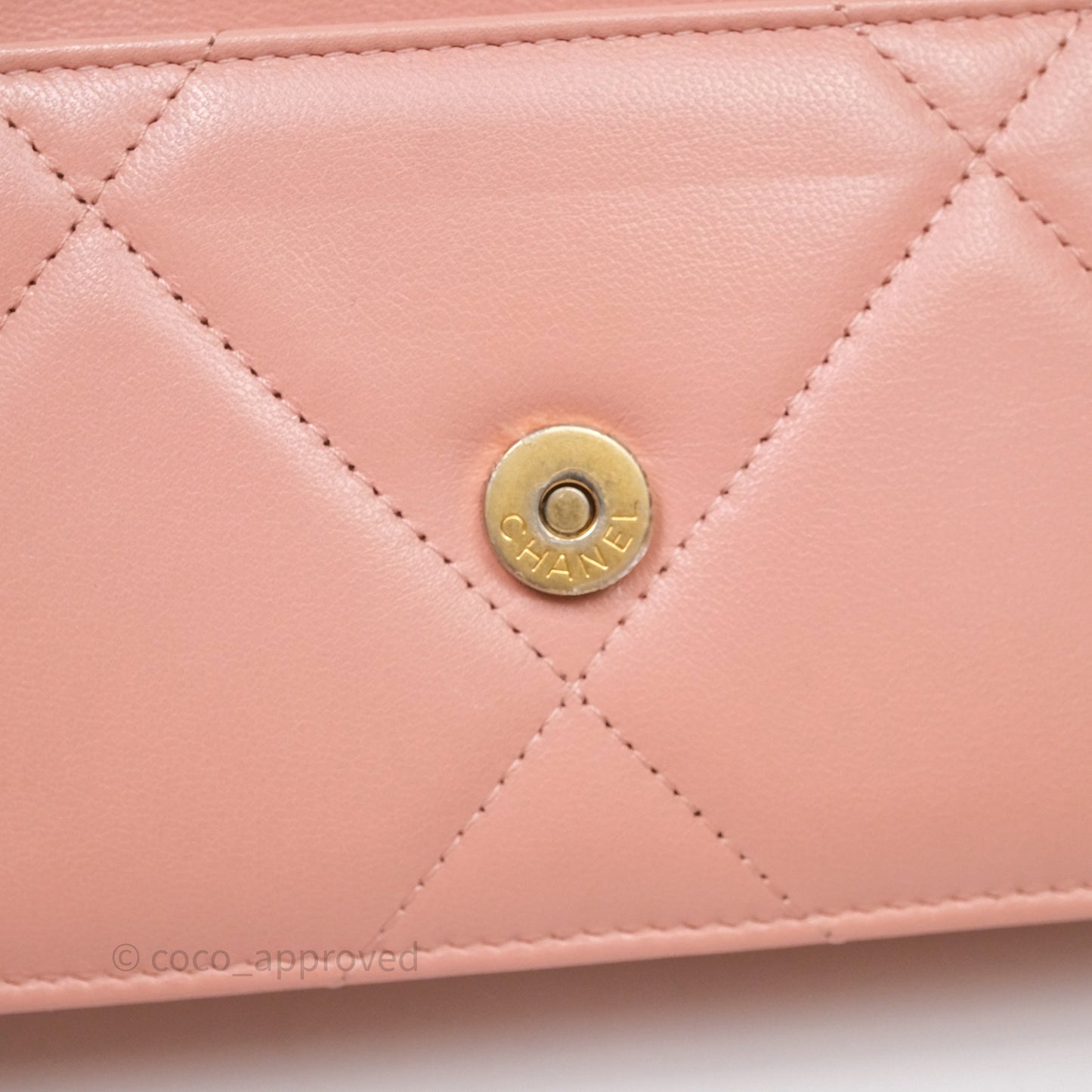Chanel 19 Wallet on Chain WOC Light Pink Mixed Hardware