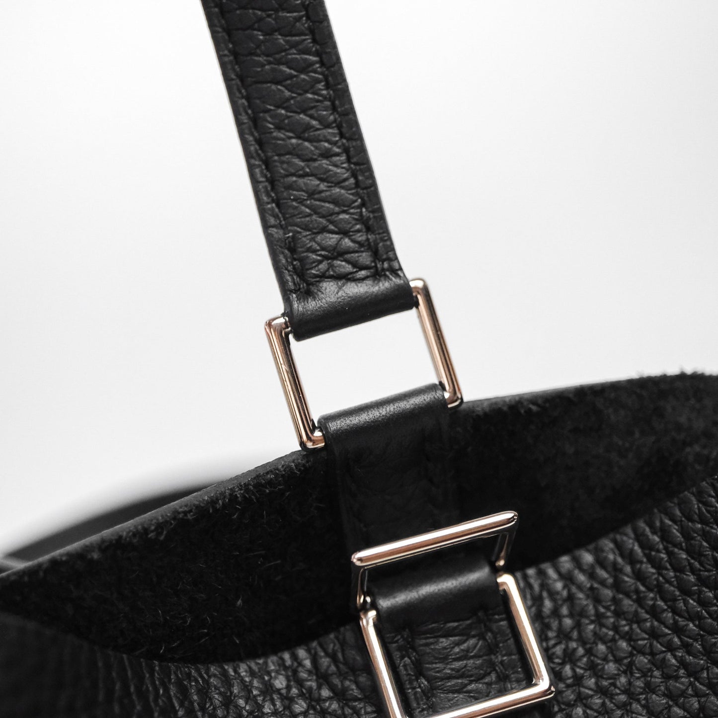 Hermès Picotin 22 Black Noir 89 Clemence Palladium Hardware