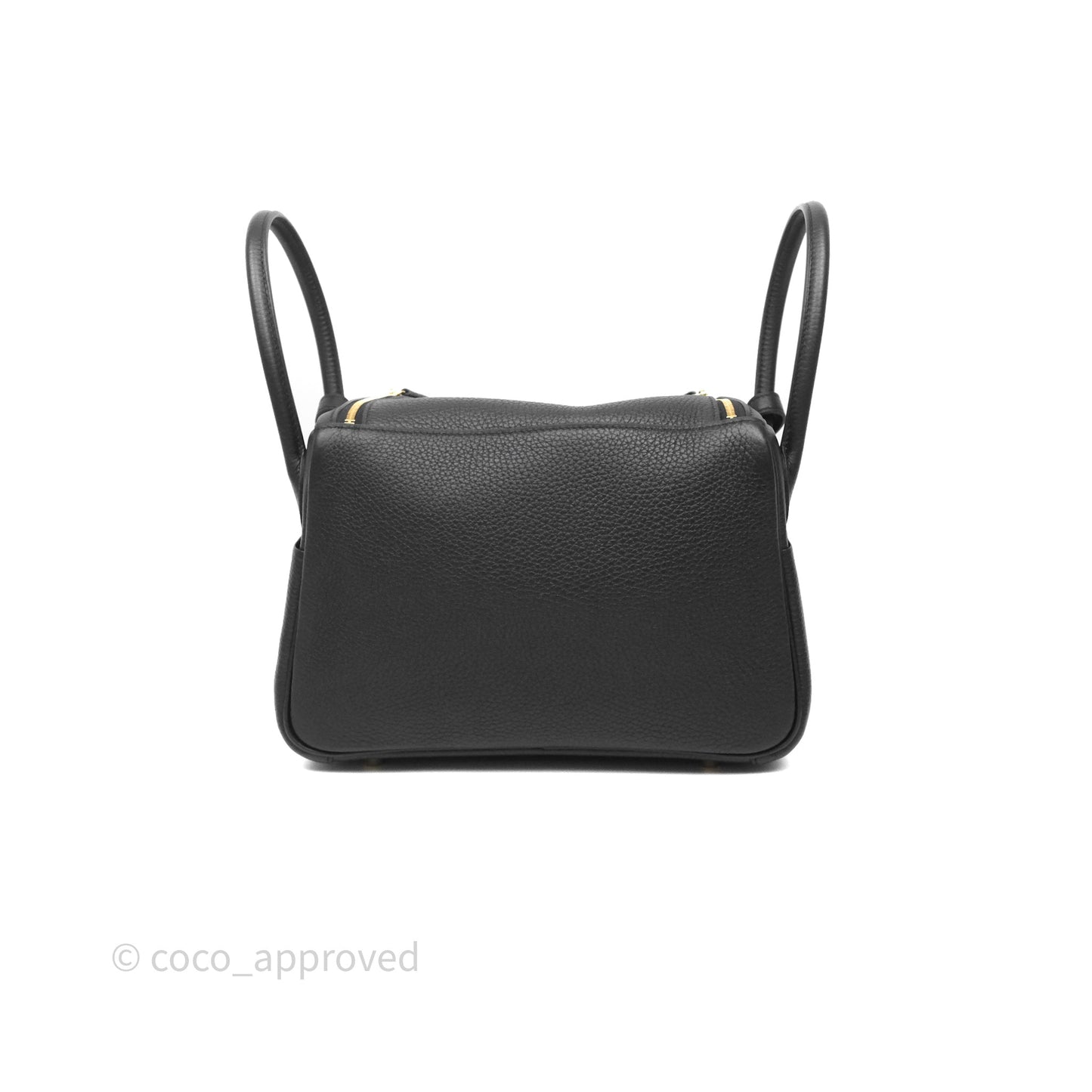 Hermès Lindy 26 Black Noir 89 Clemence Gold Hardware