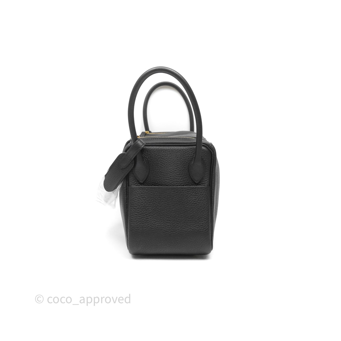 Hermès Lindy 26 Black Noir 89 Clemence Gold Hardware