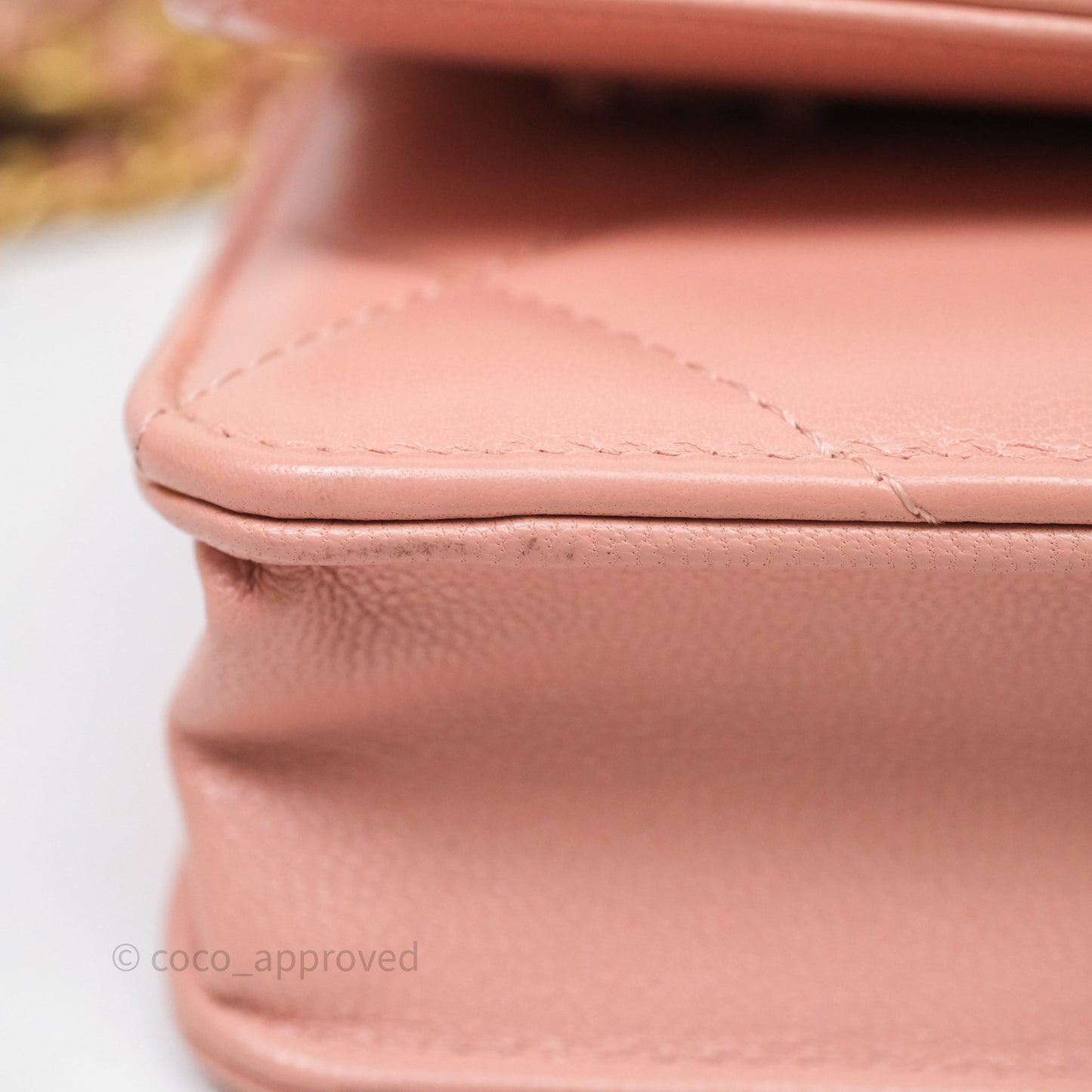 Chanel 19 Wallet on Chain WOC Light Pink Mixed Hardware