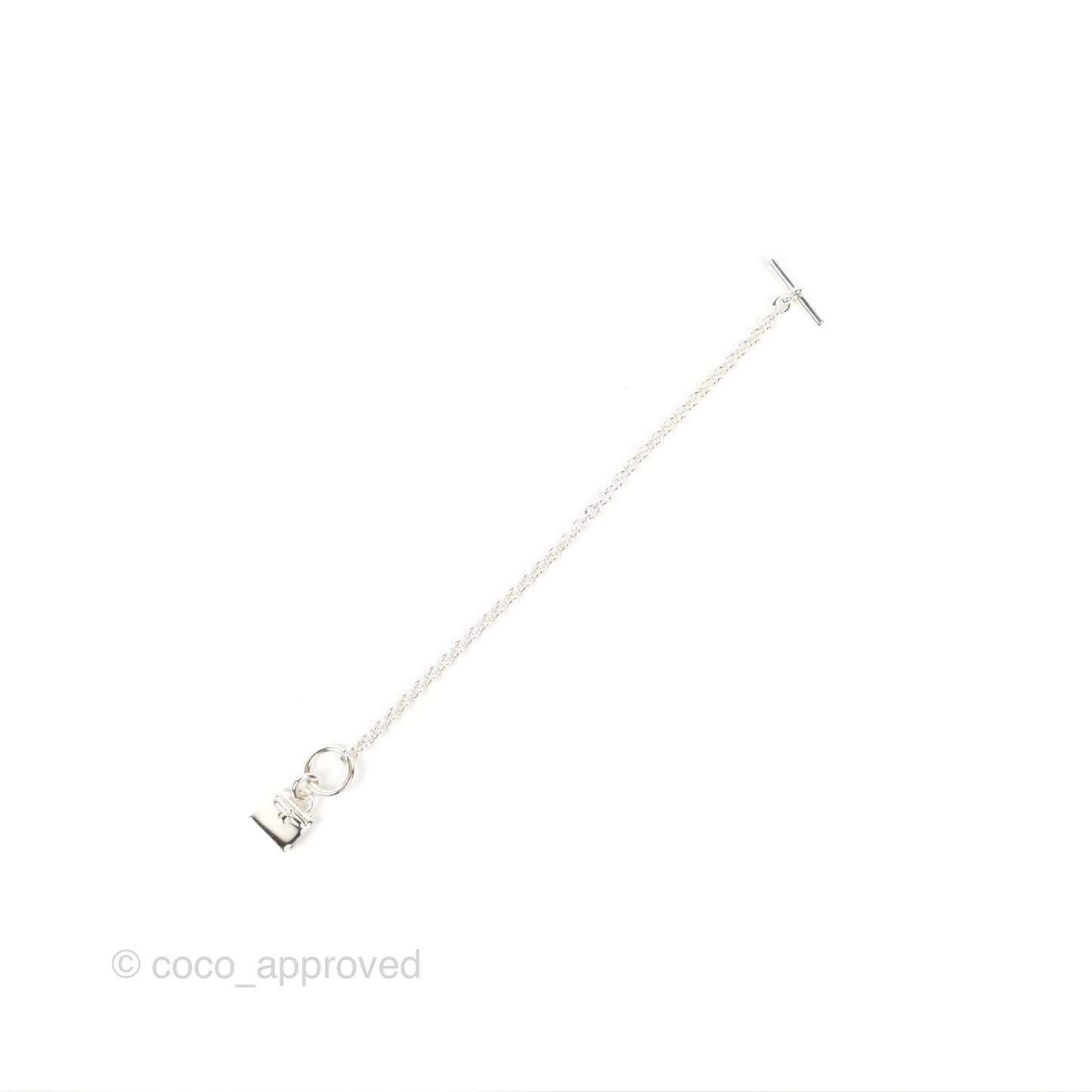 Hermès Kelly Amulettes Pendant Bracelet Silver925