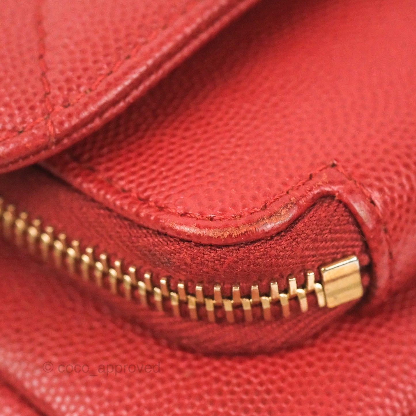Chanel Quilted Small Business Affinity Flap Red Caviar Gold Hardware