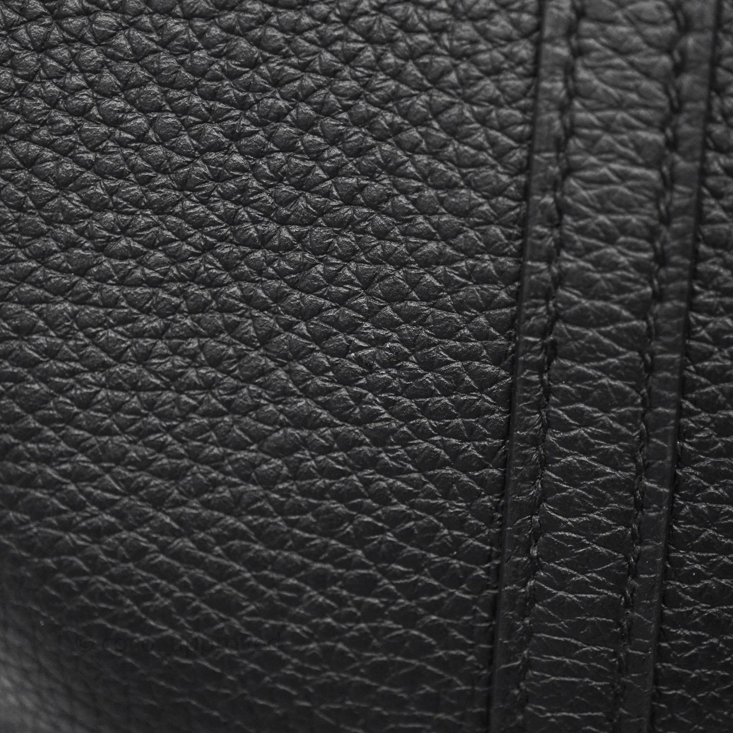 Hermès Picotin 22 Black Noir 89 Clemence Palladium Hardware