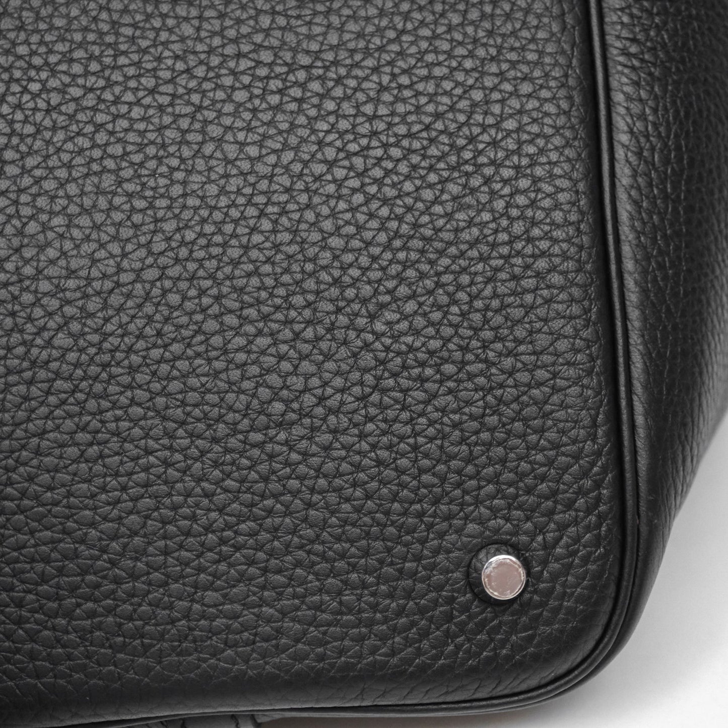 Hermès Picotin 22 Black Noir 89 Clemence Palladium Hardware