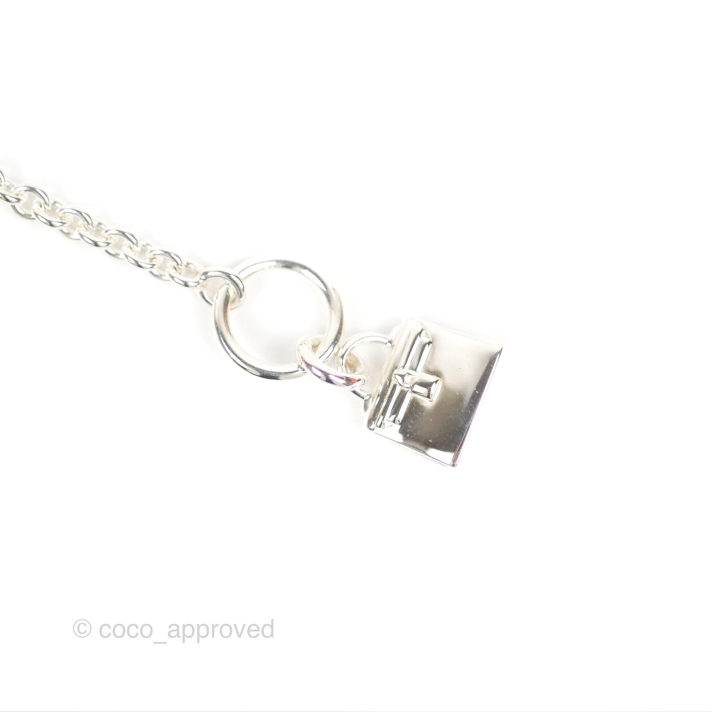 Hermès Kelly Amulettes Pendant Bracelet Silver925