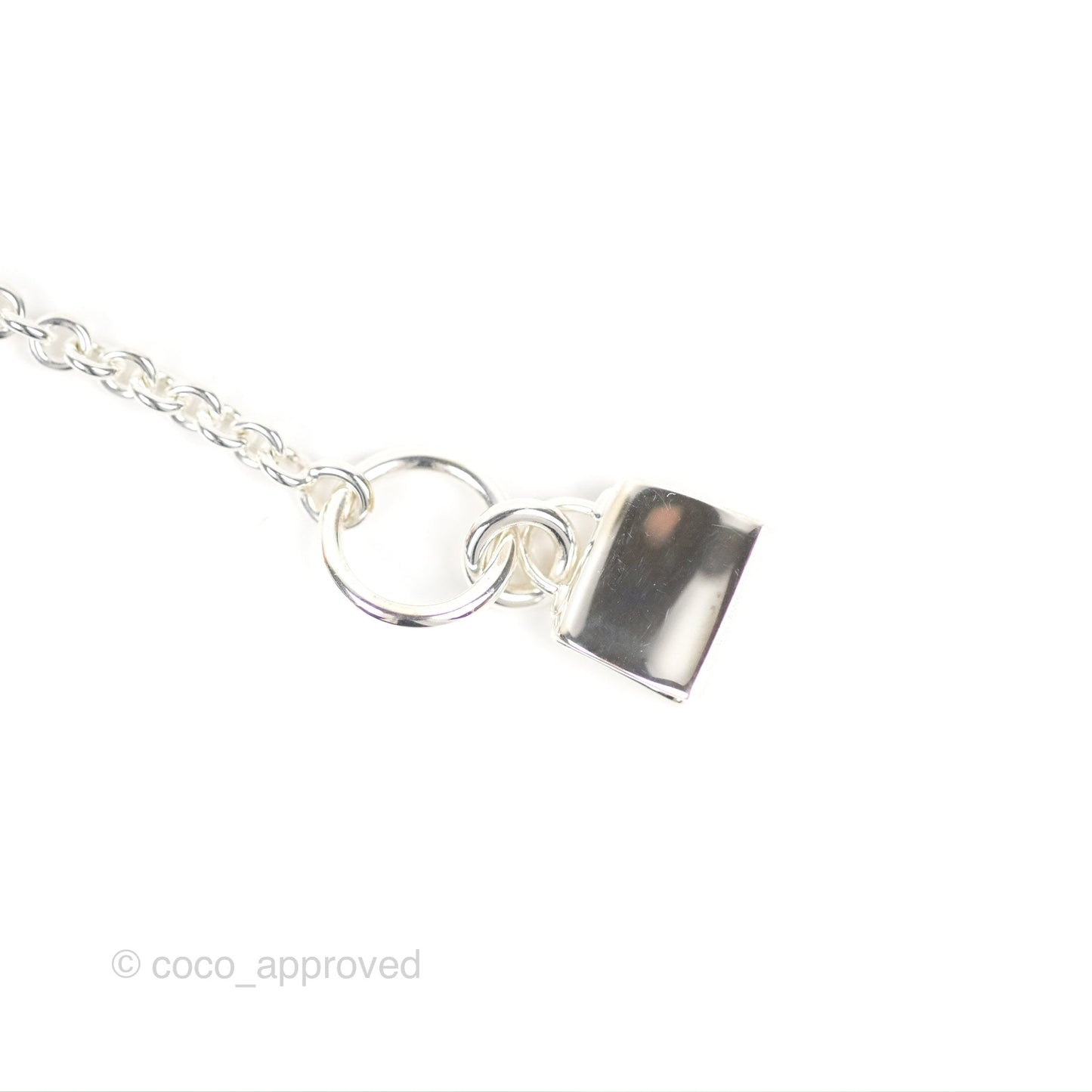 Hermès Kelly Amulettes Pendant Bracelet Silver925