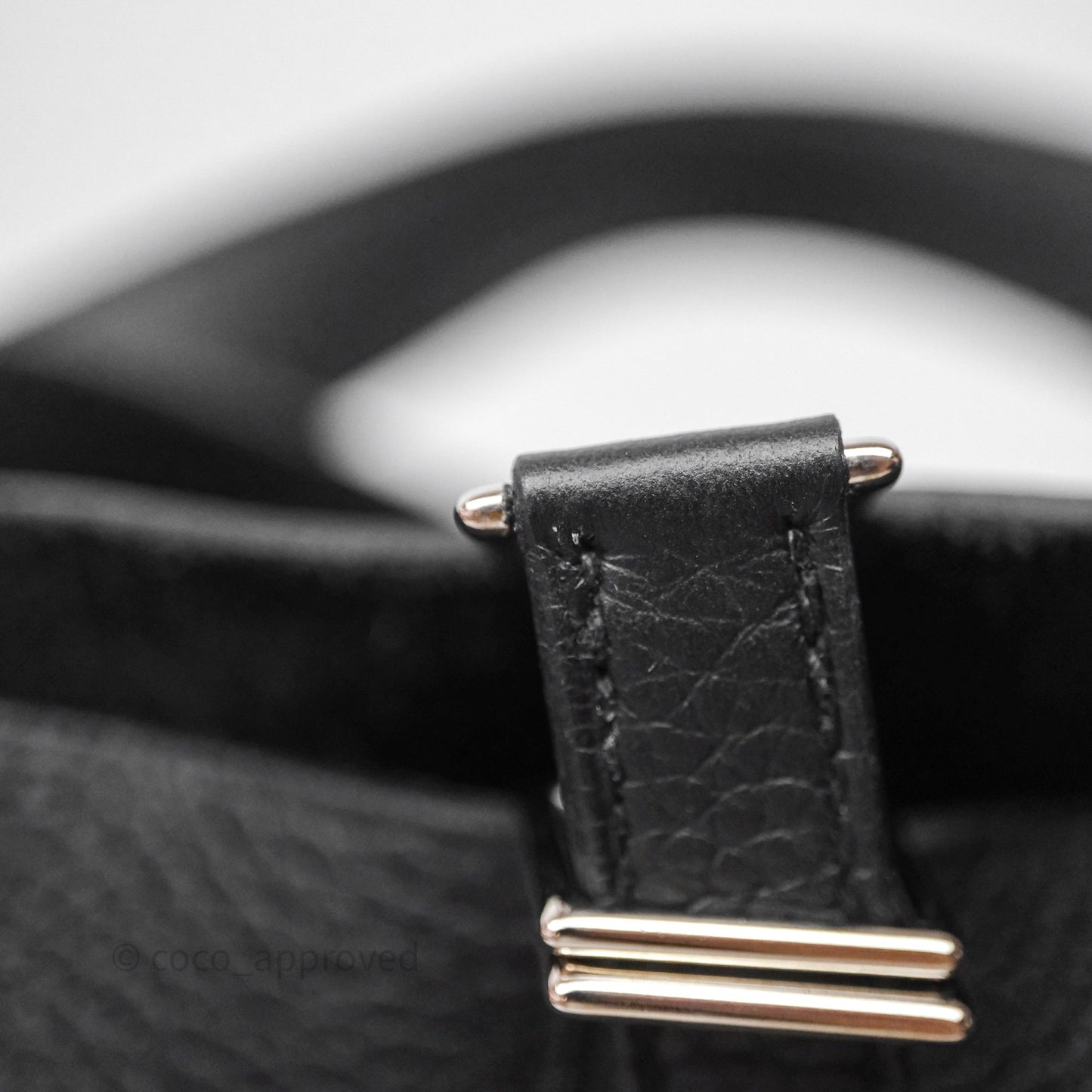 Hermès Picotin 22 Black Noir 89 Clemence Palladium Hardware