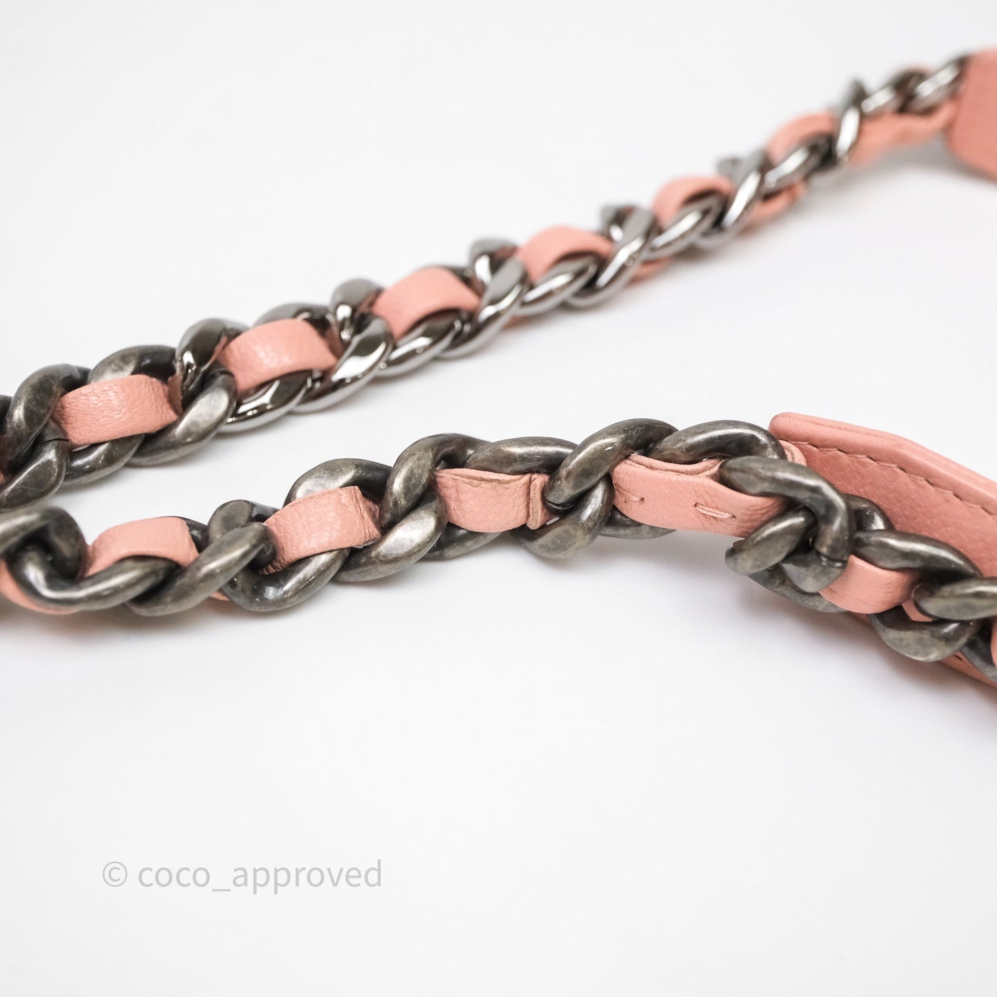 Chanel 19 Wallet on Chain WOC Light Pink Mixed Hardware