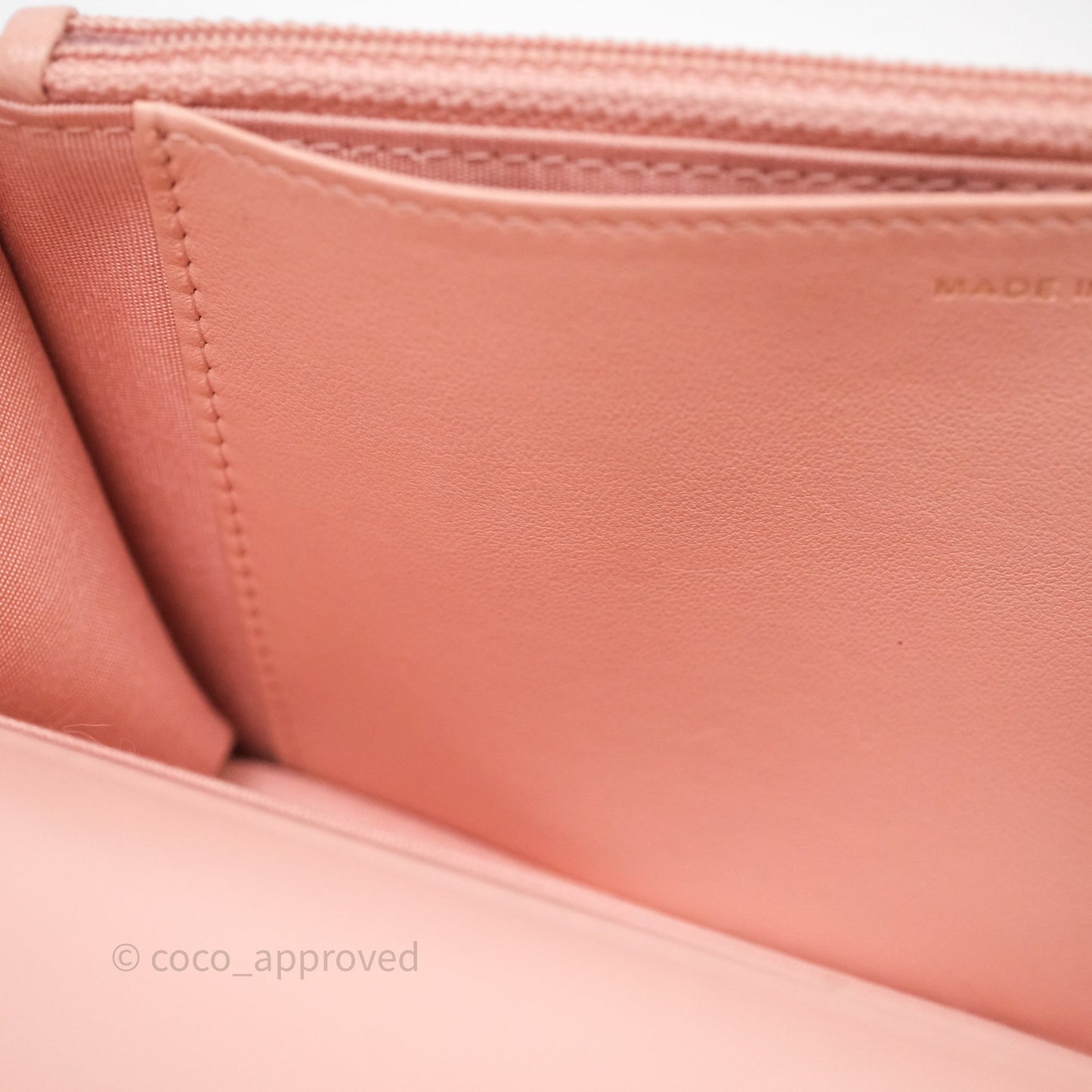 Chanel 19 Wallet on Chain WOC Light Pink Mixed Hardware