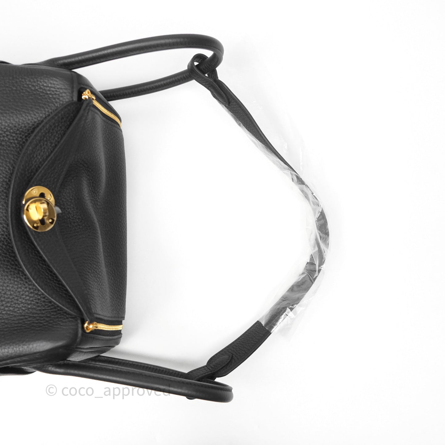 Hermès Lindy 26 Black Noir 89 Clemence Gold Hardware