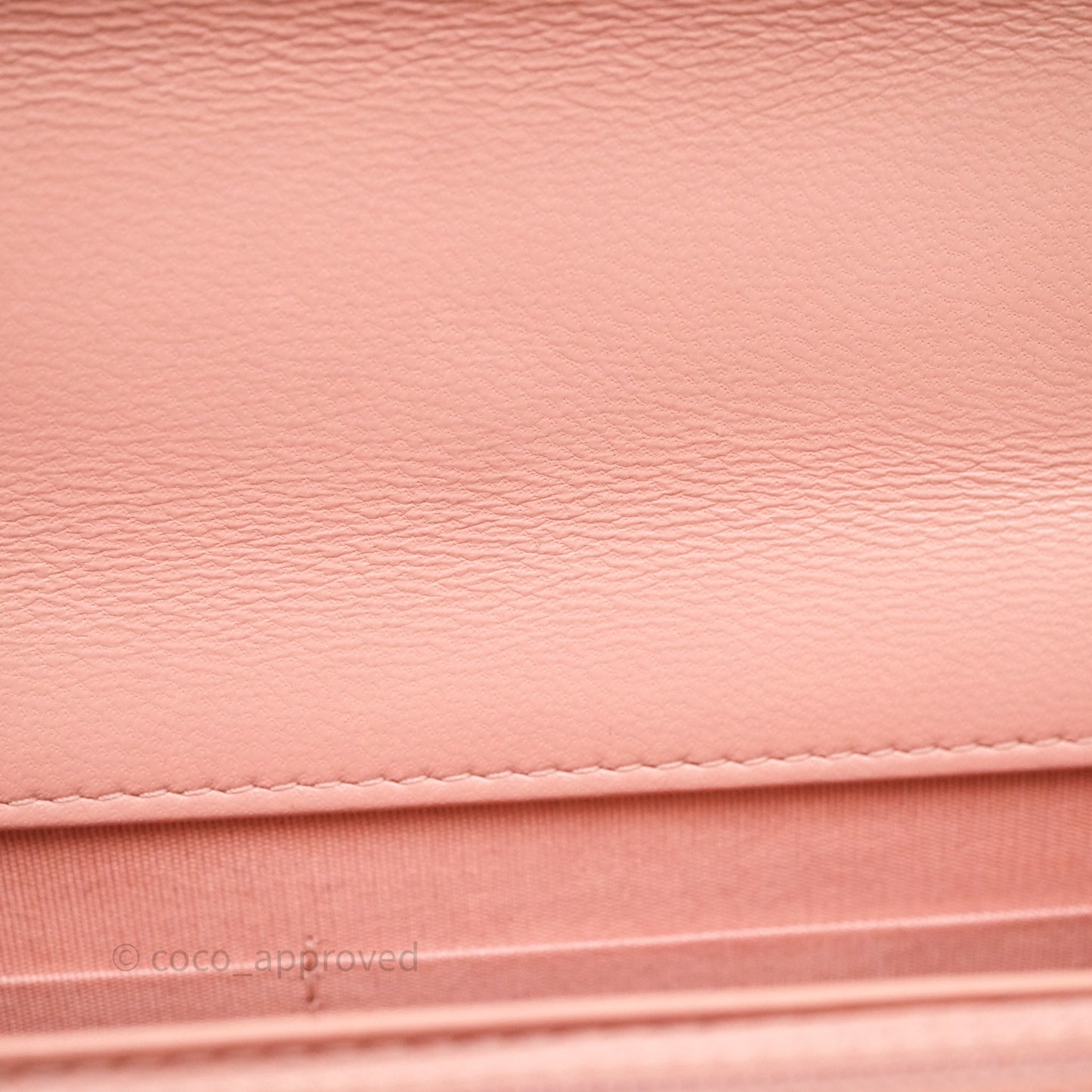Chanel 19 Wallet on Chain WOC Light Pink Mixed Hardware