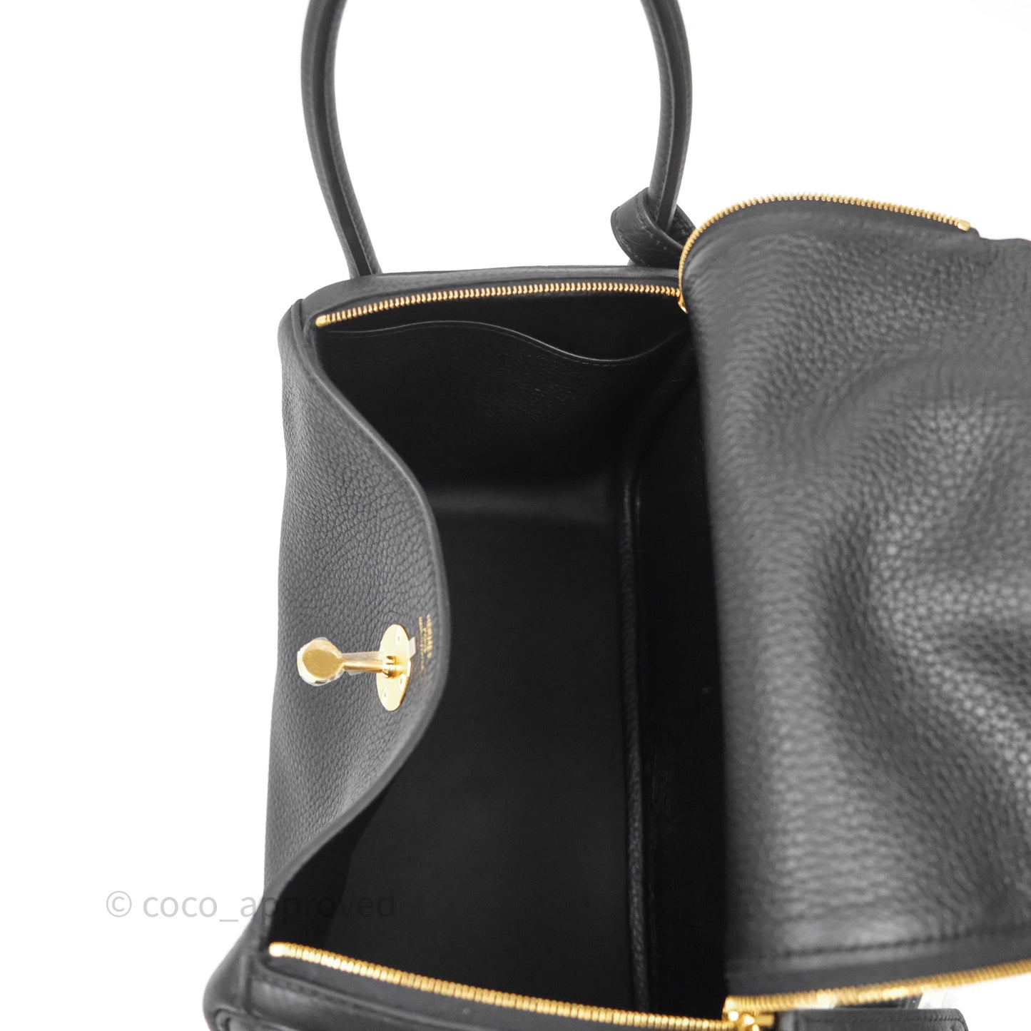 Hermès Lindy 26 Black Noir 89 Clemence Gold Hardware