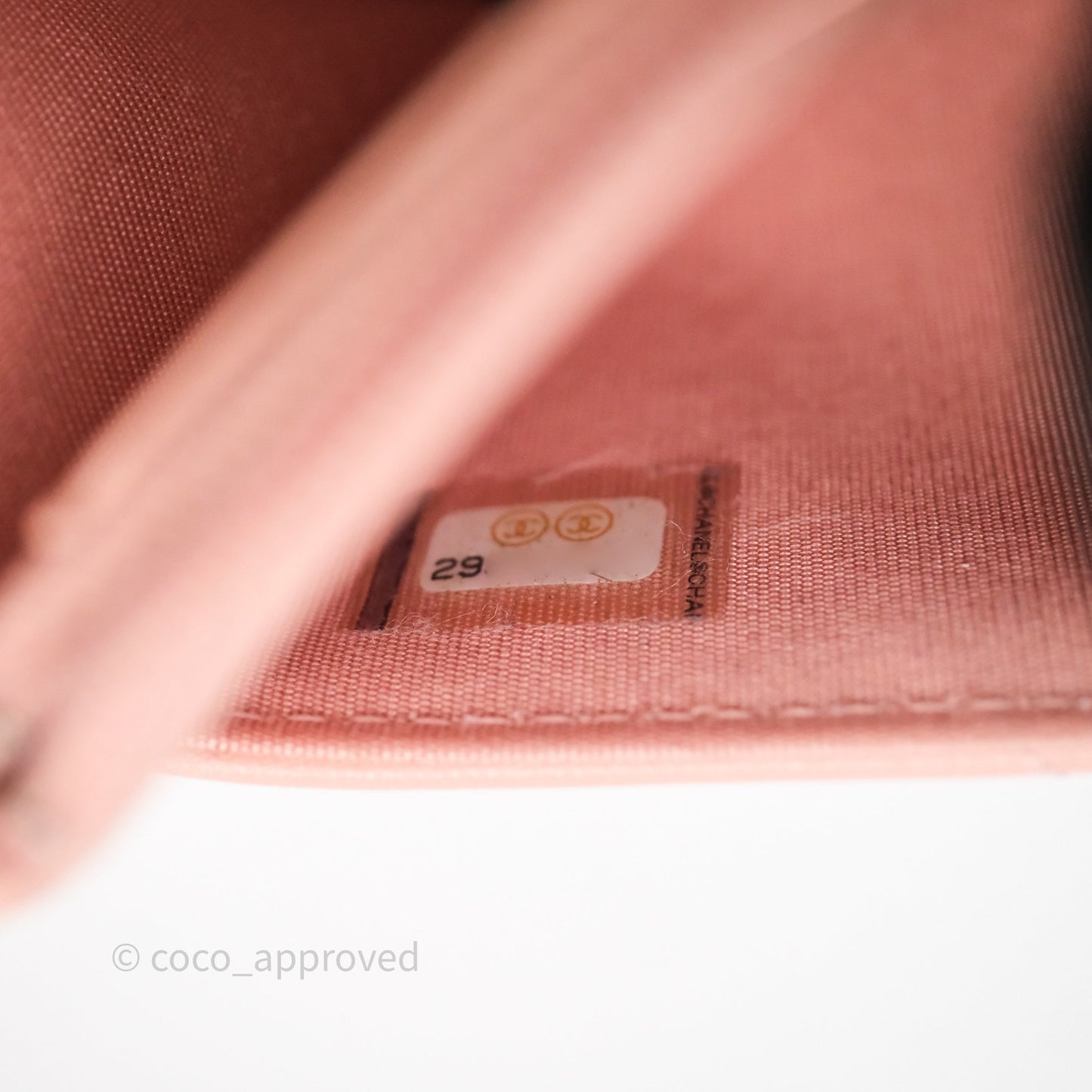 Chanel 19 Wallet on Chain WOC Light Pink Mixed Hardware
