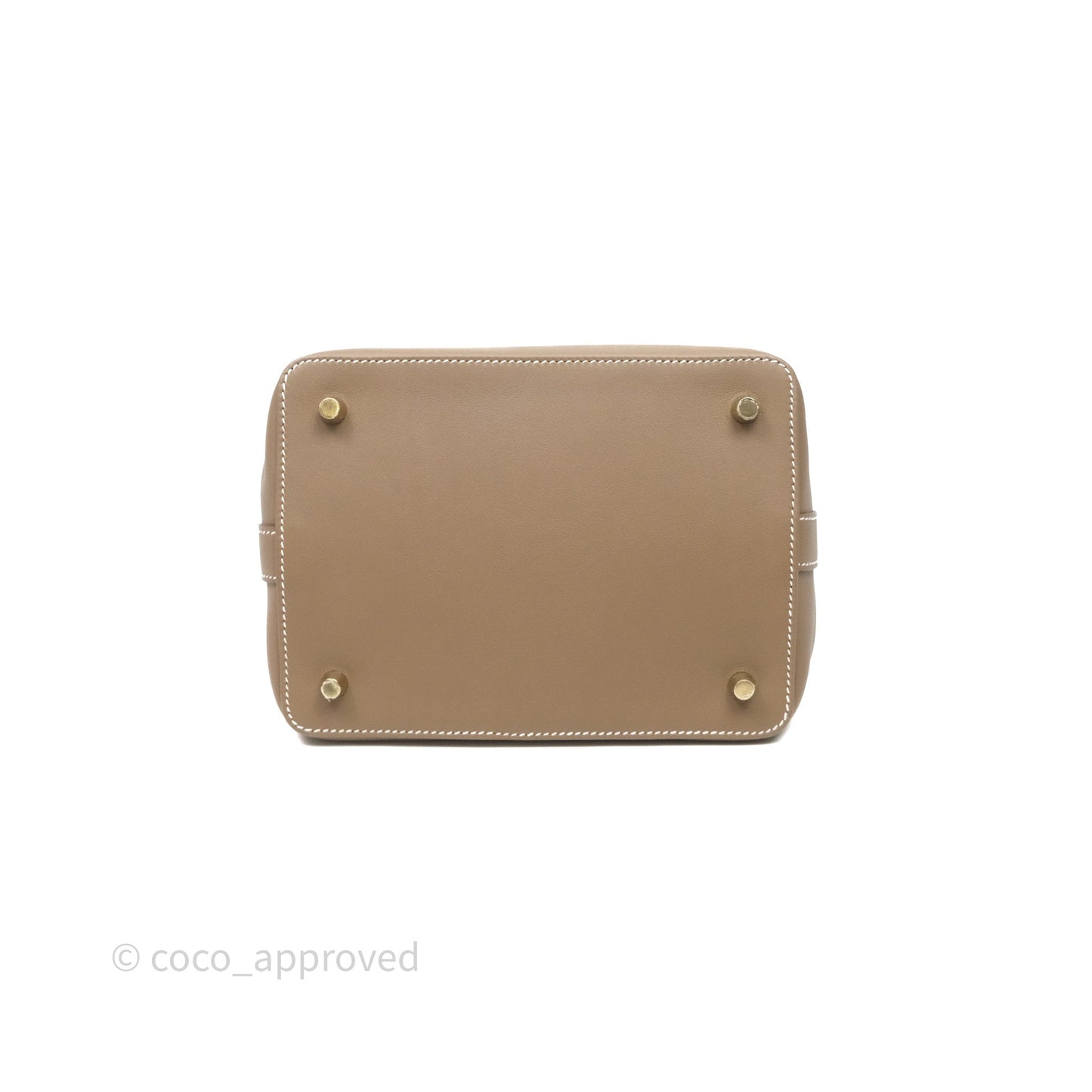 Hermès ToolBox 20 Etoupe 18 Swift Gold Hardware